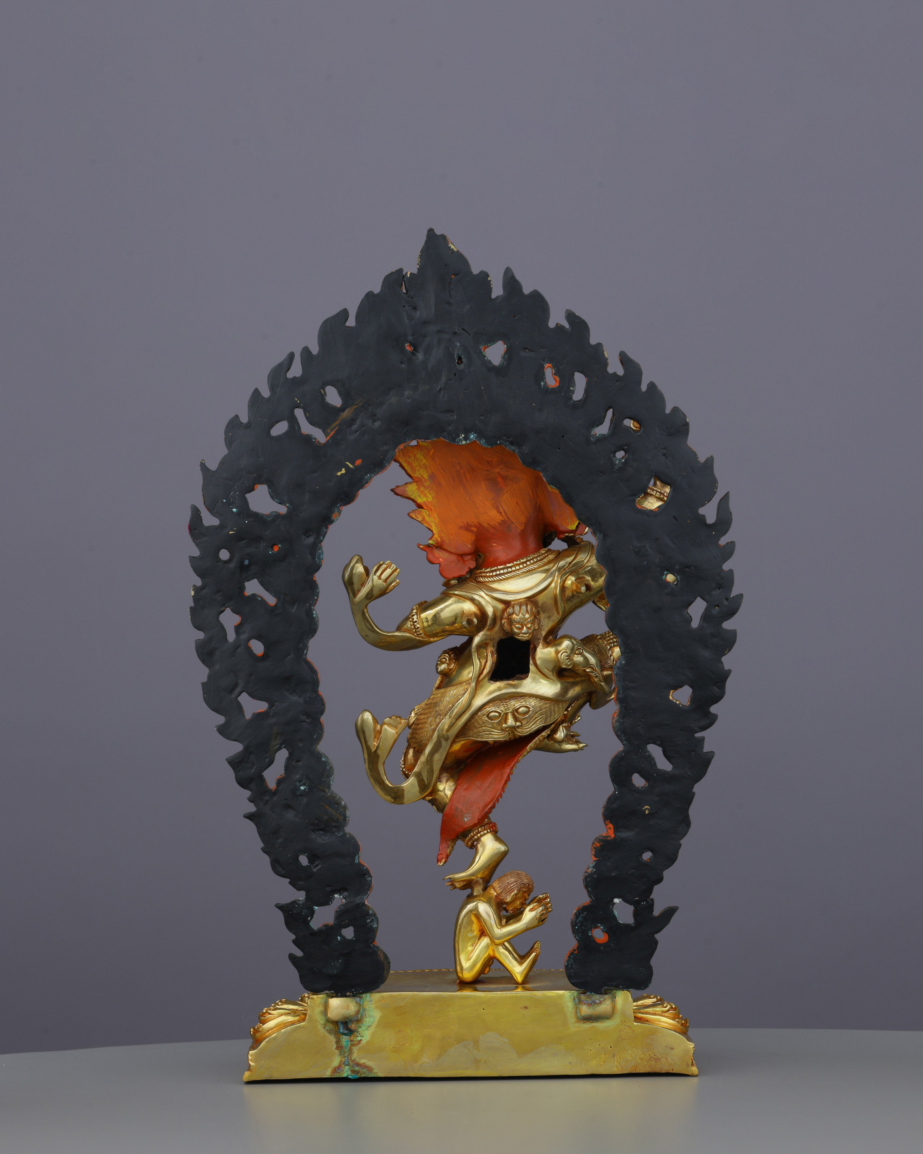Divine Protector in Flight | Handcrafted Nepalese Garuda Statue