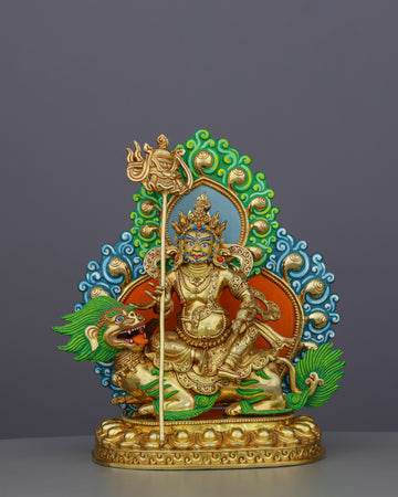 Guardian of Prosperity | Handcrafted Nepalese Namtoshe Statue