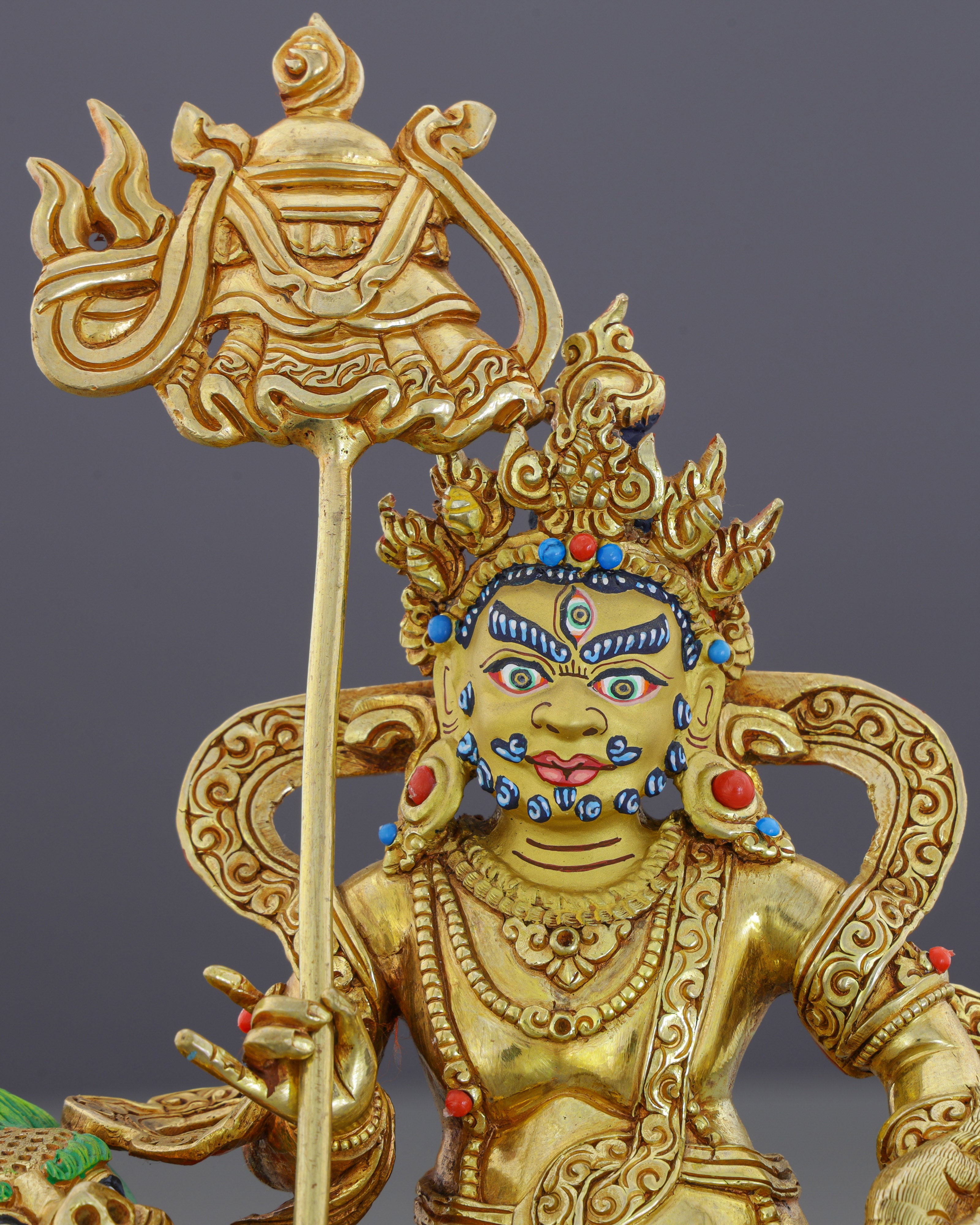 Guardian of Prosperity | Handcrafted Nepalese Namtoshe Statue