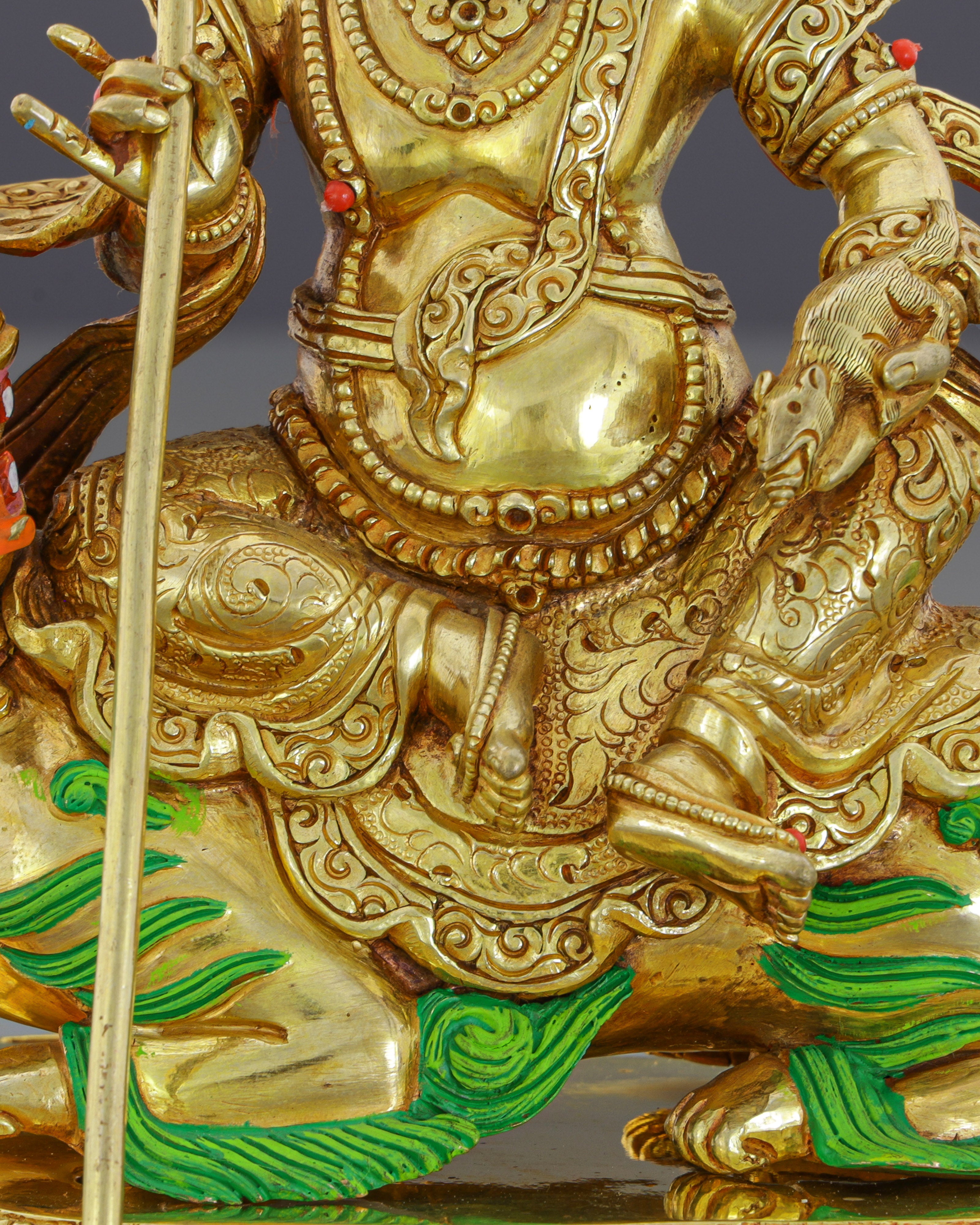 Guardian of Prosperity | Handcrafted Nepalese Namtoshe Statue