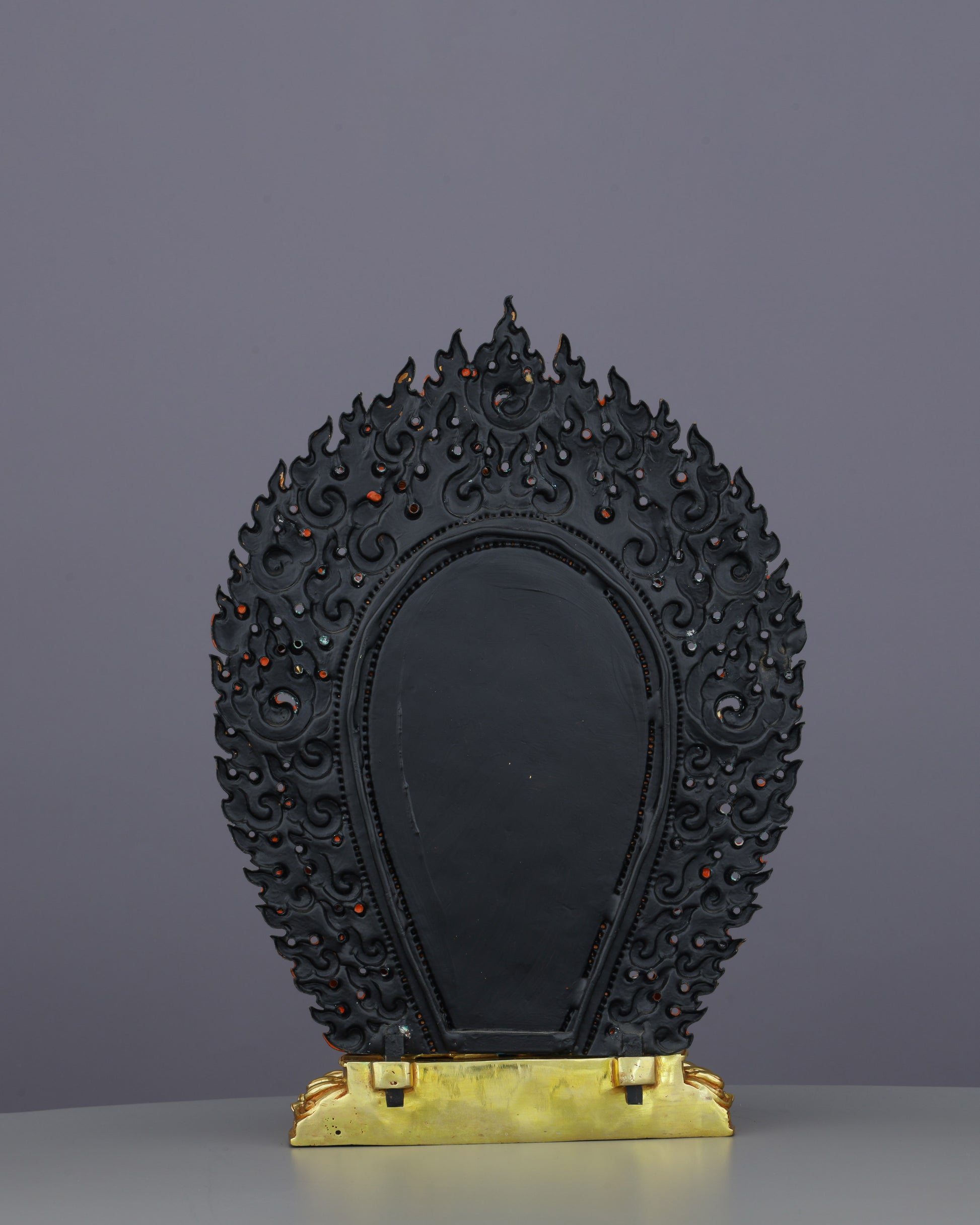 Fierce Compassion Embodied | Handcrafted Nepalese Six Armed White Mahakala Statue - Authentic Handcrafted Statue