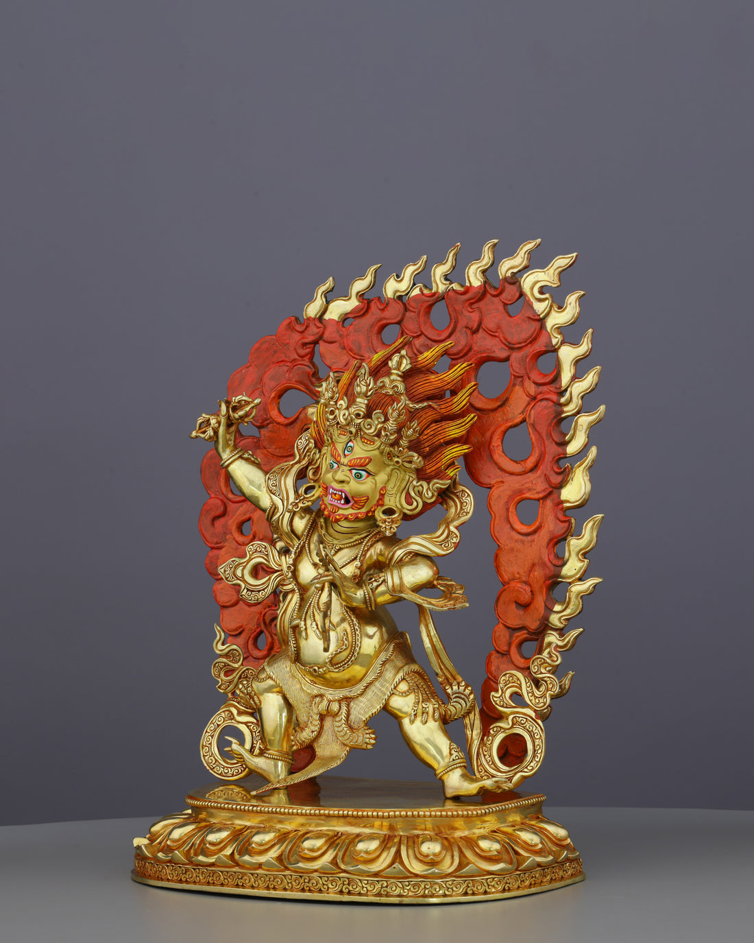 Thunderbolt Power Unleashed | Handcrafted Nepalese Vajrapani Statue