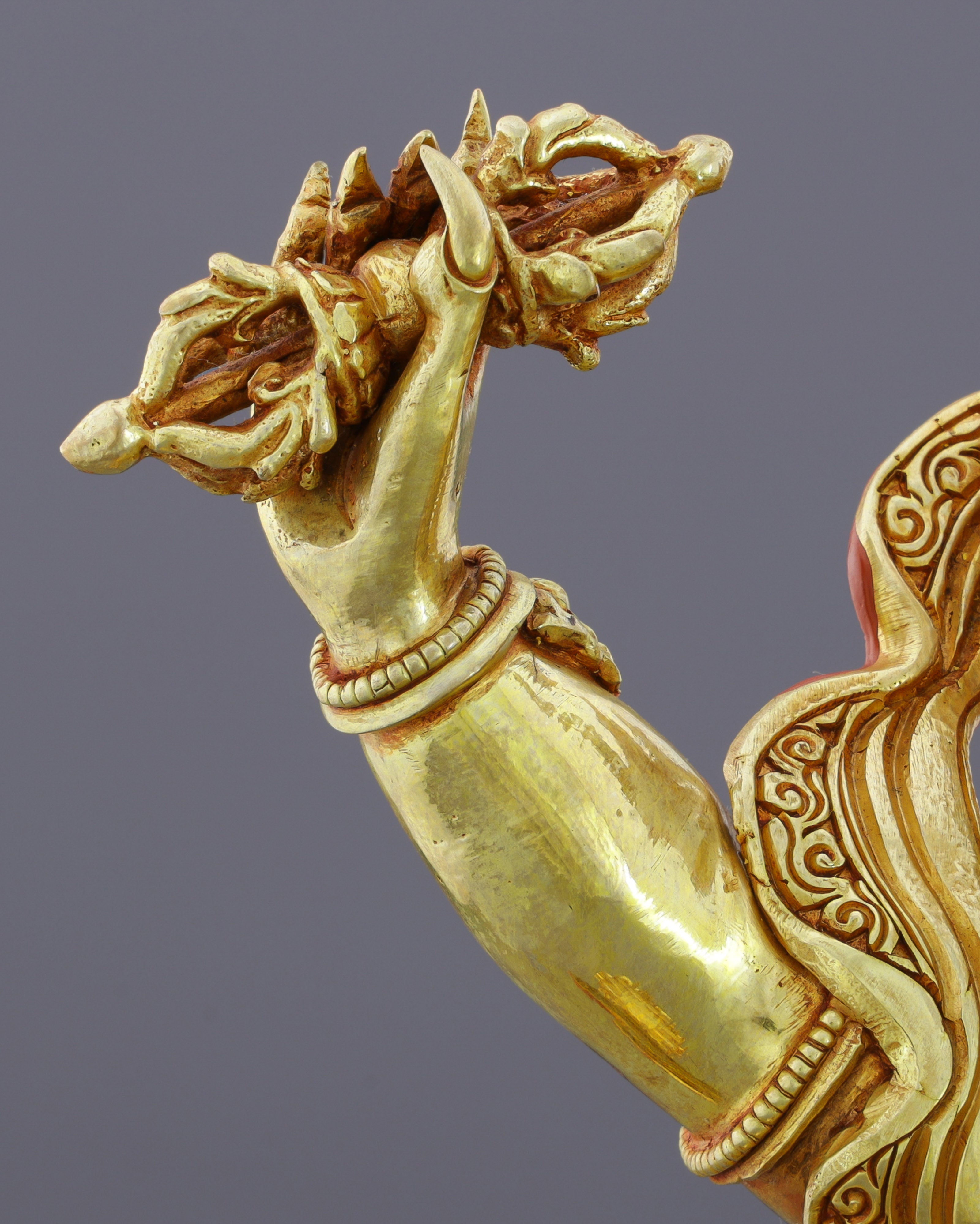 Thunderbolt Power Unleashed | Handcrafted Nepalese Vajrapani Statue