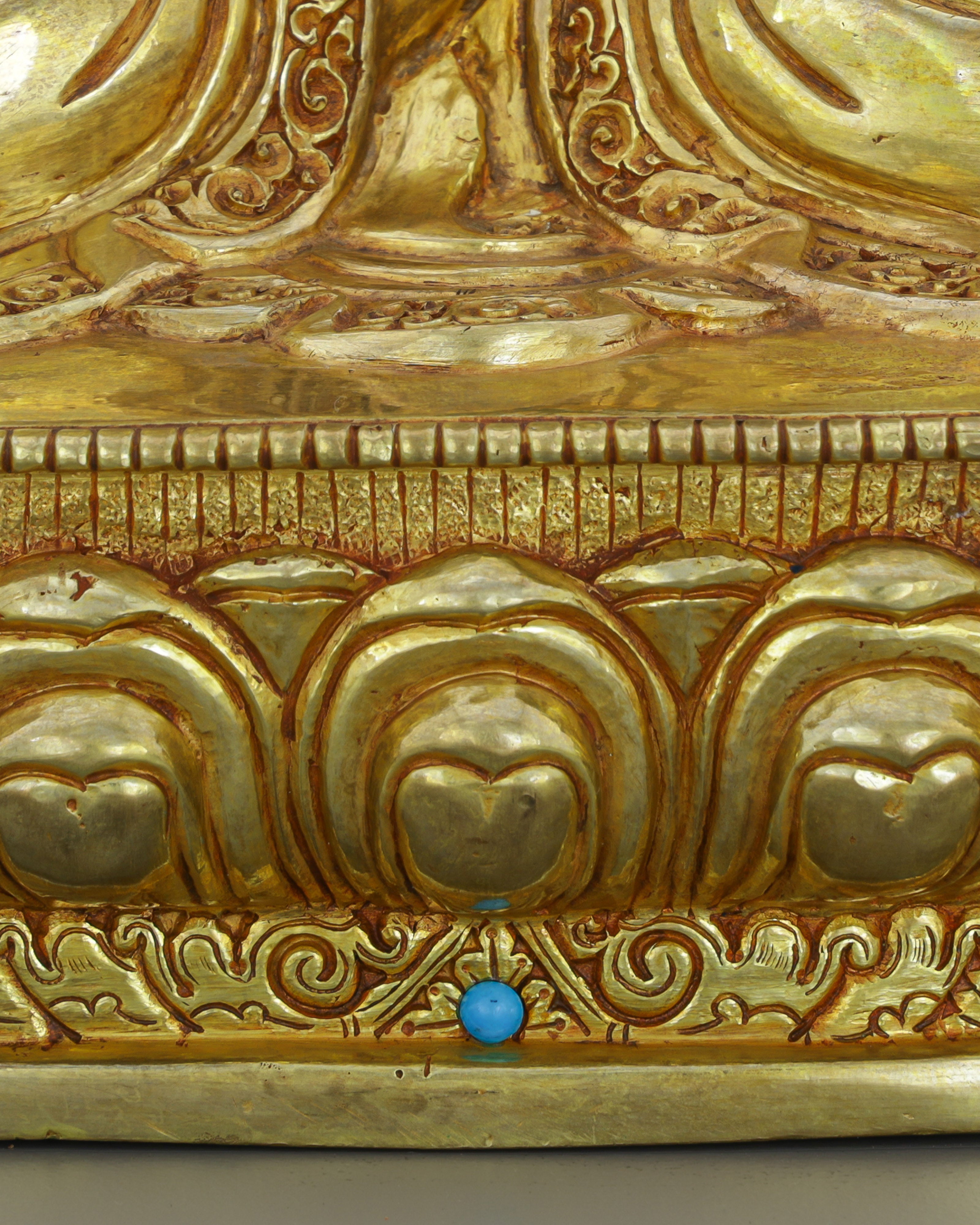 Sword of Enlightenment | Magnificent 24K Gilded Manjushri Statue