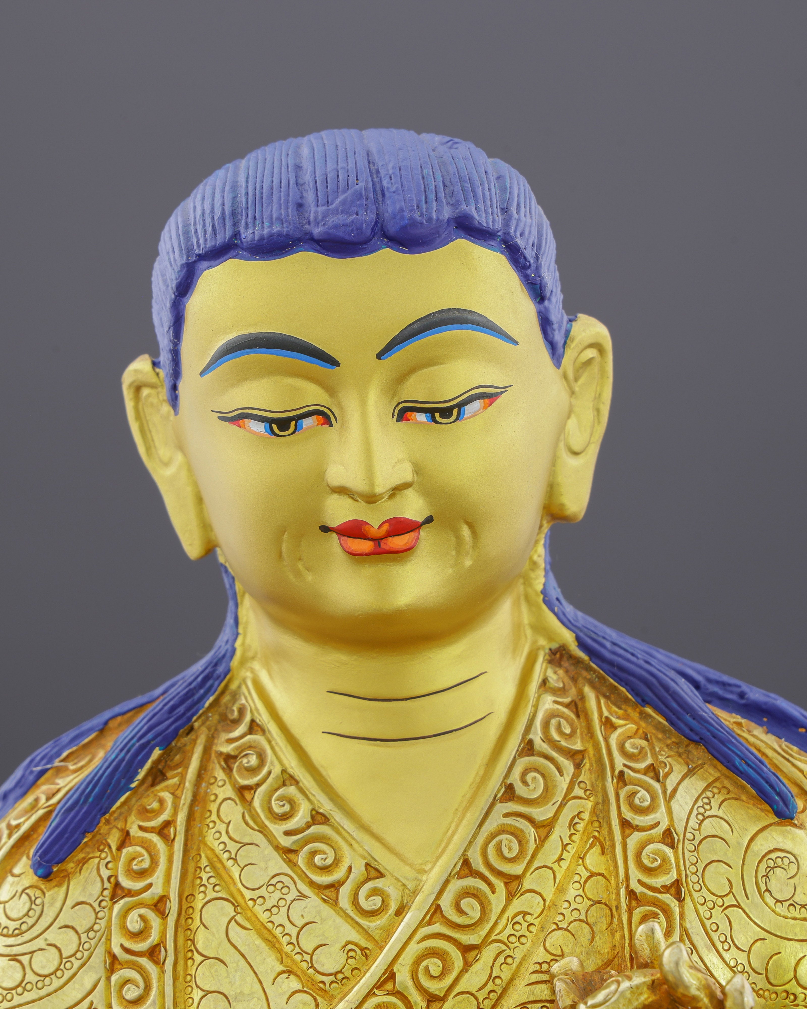 Golden Radiance | Handcrafted Lobpon Sonam Tsemo Statue