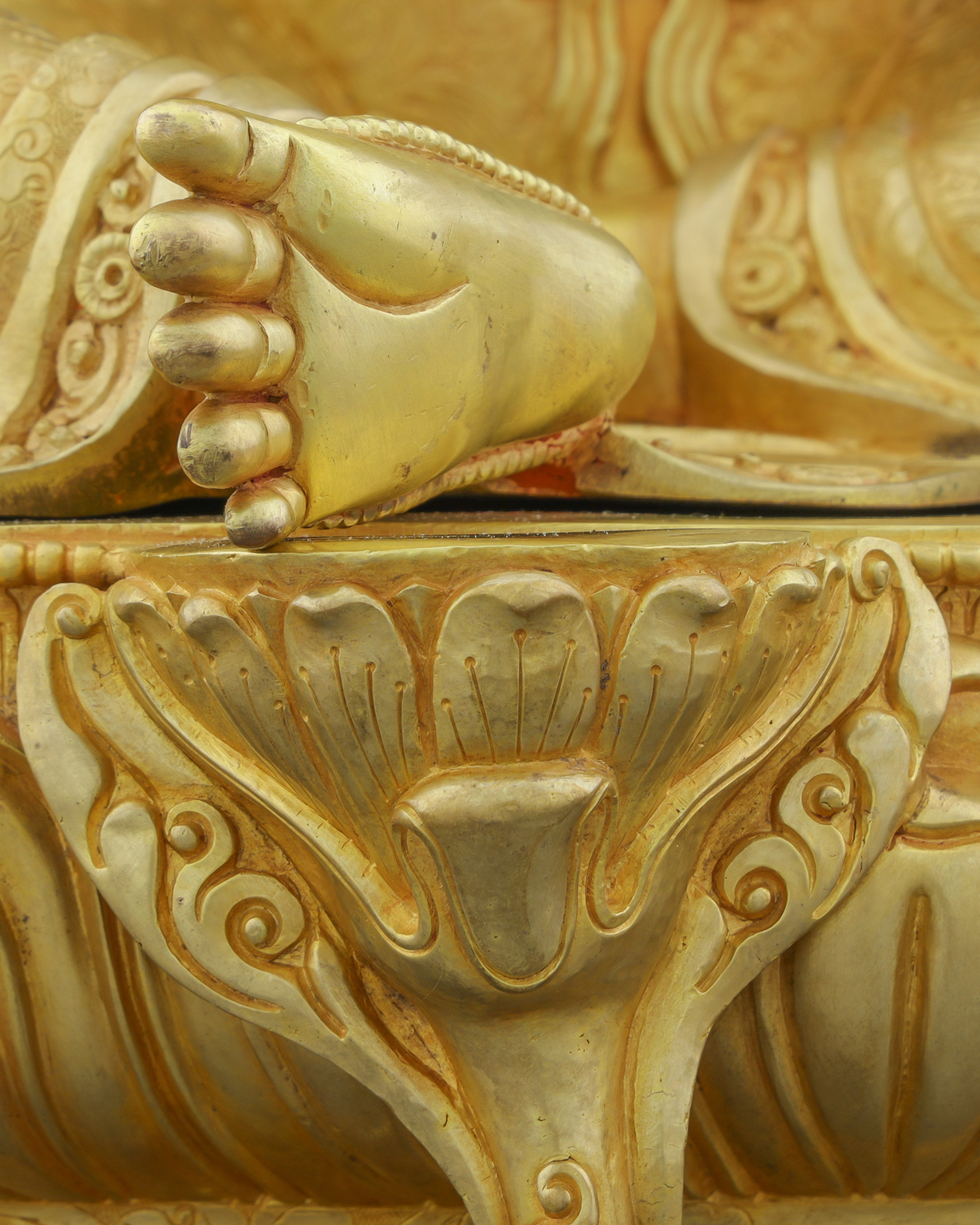 Blessed Radiance | Nepalese Handcrafted 24K Gold Gilded Green Tara