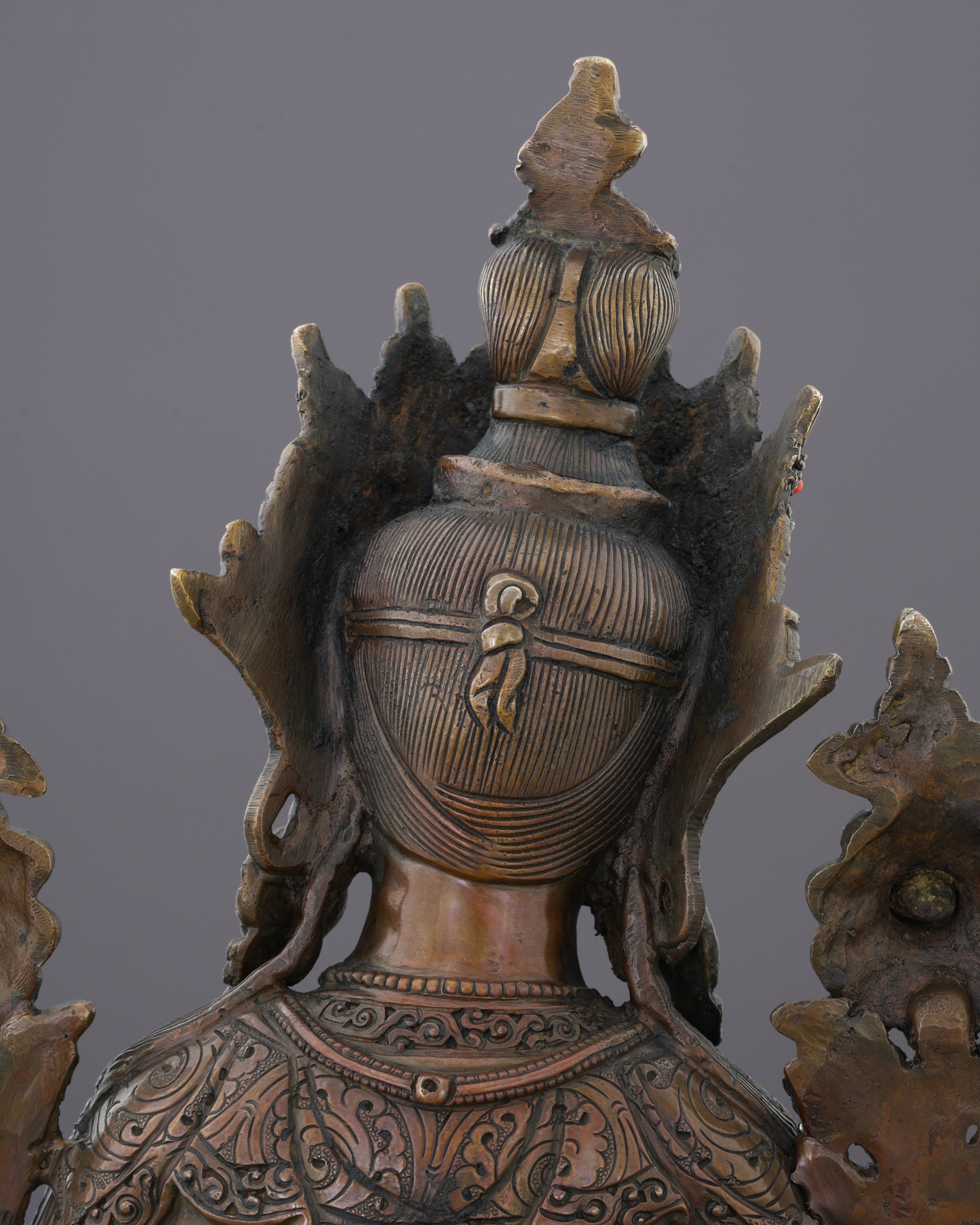 Oxidized Green Tara Statue | Timeless Nepalese Artisan Excellence