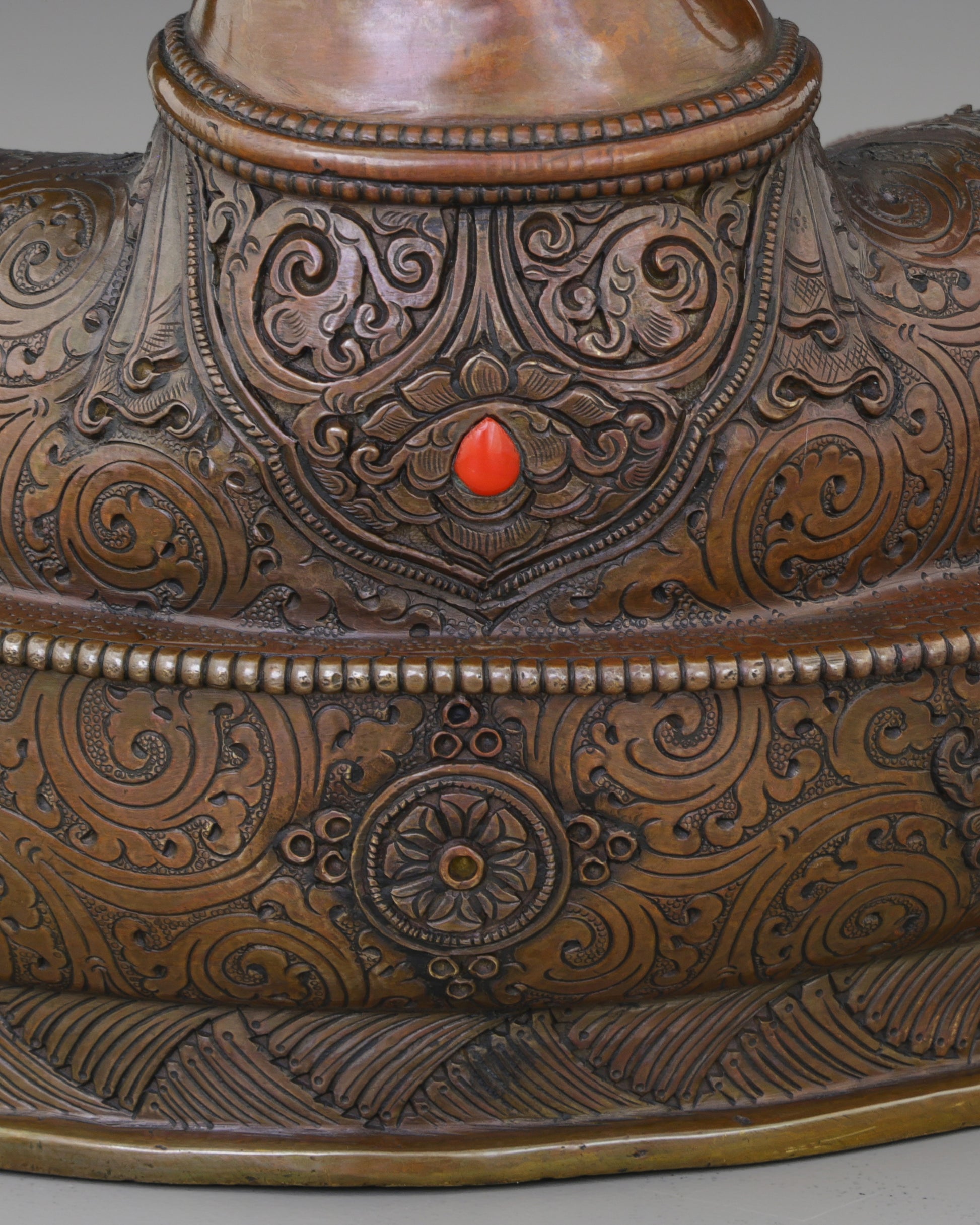 Oxidized Green Tara Statue | Timeless Nepalese Artisan Excellence - Authentic Handcrafted Statue