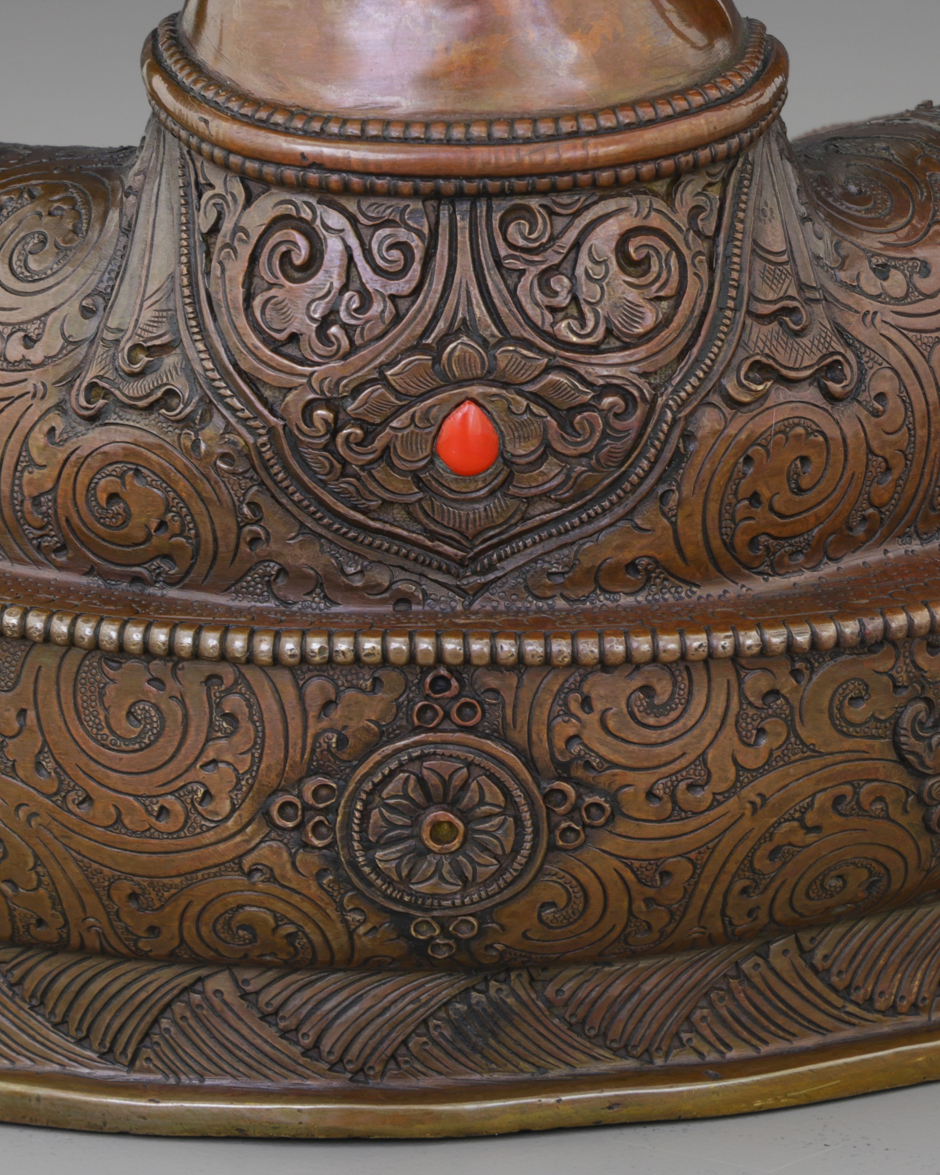Oxidized Green Tara Statue | Timeless Nepalese Artisan Excellence