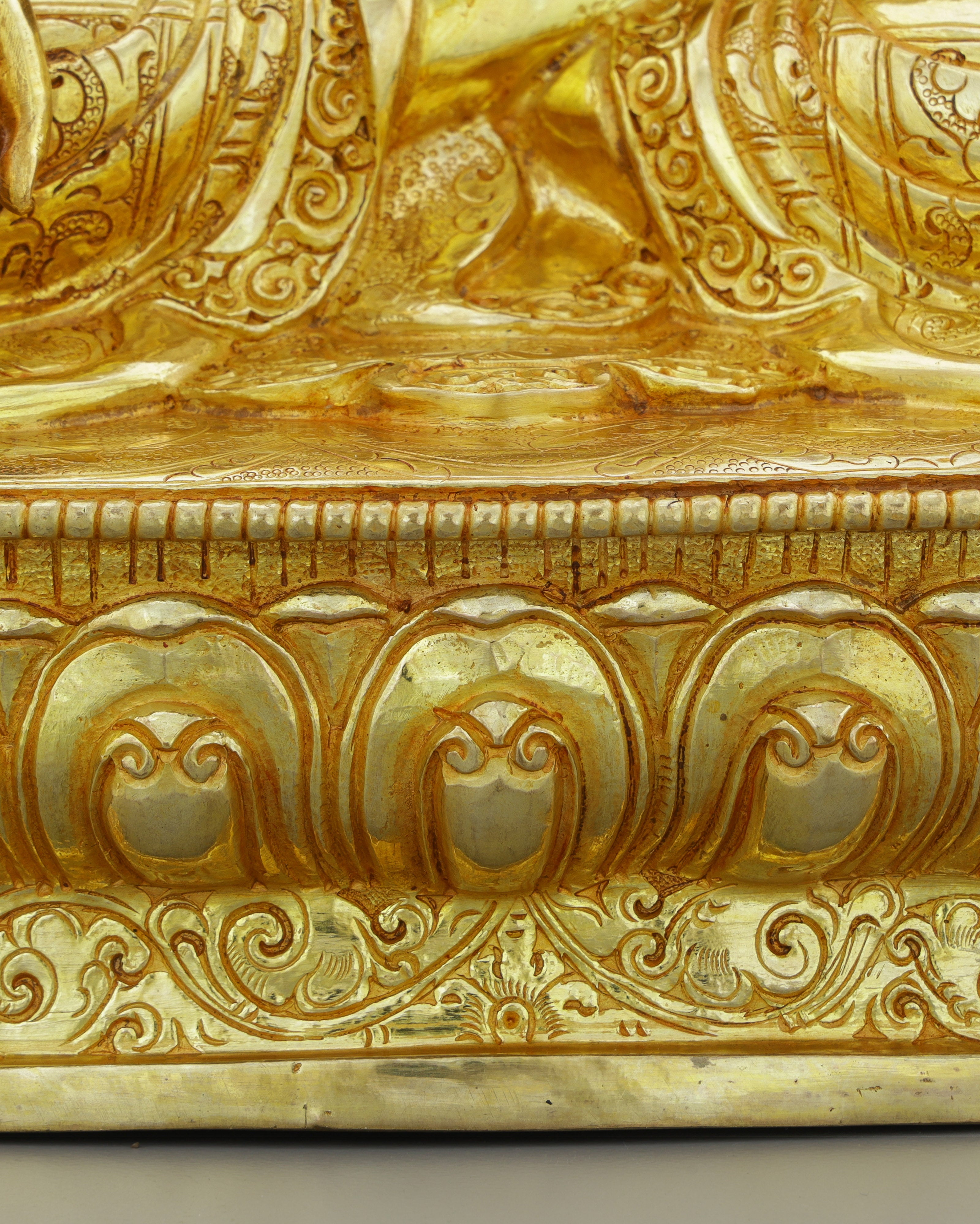 Magnificent 24K Gold Sakyamuni Buddha Statue | Premium Nepalese Sacred Art
