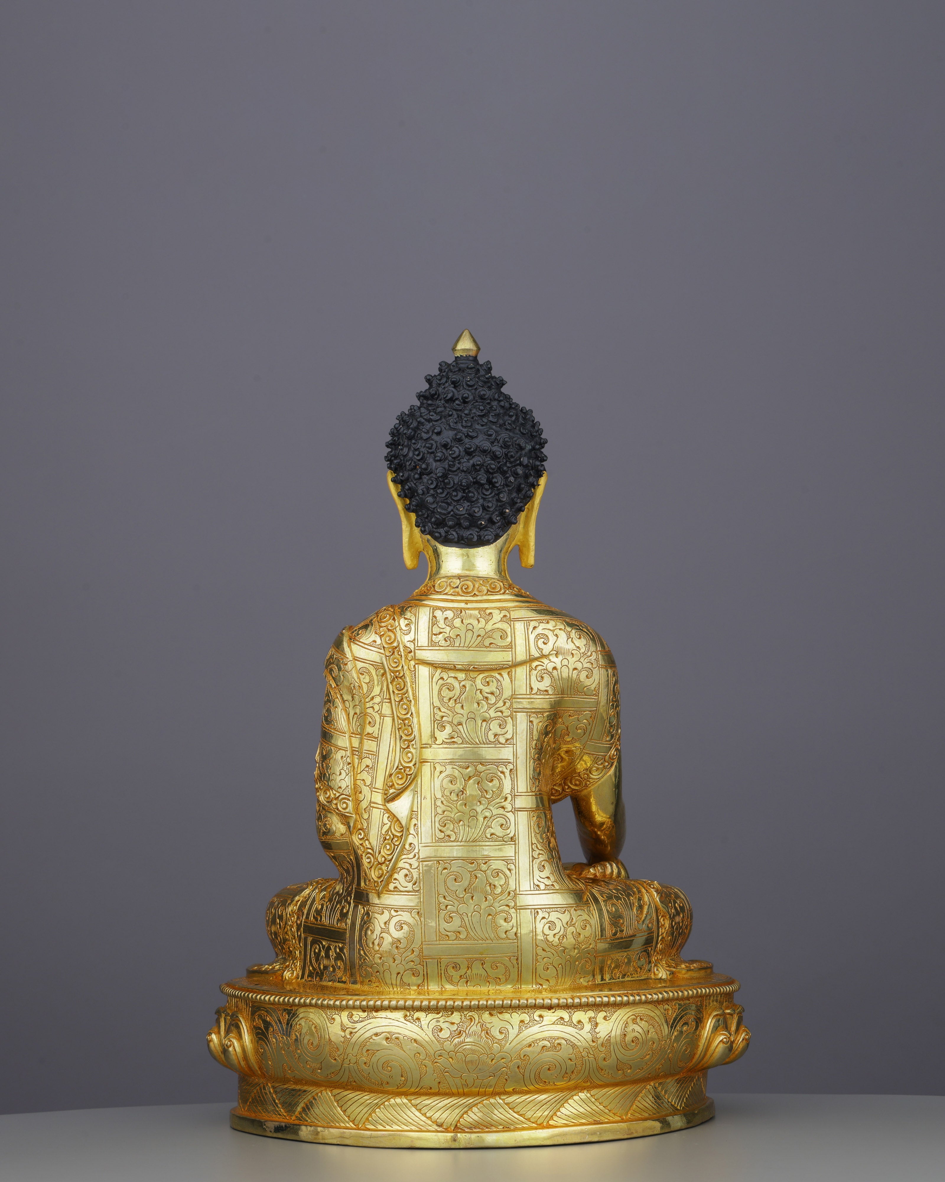 Magnificent 24K Gold Sakyamuni Buddha Statue | Premium Nepalese Sacred Art