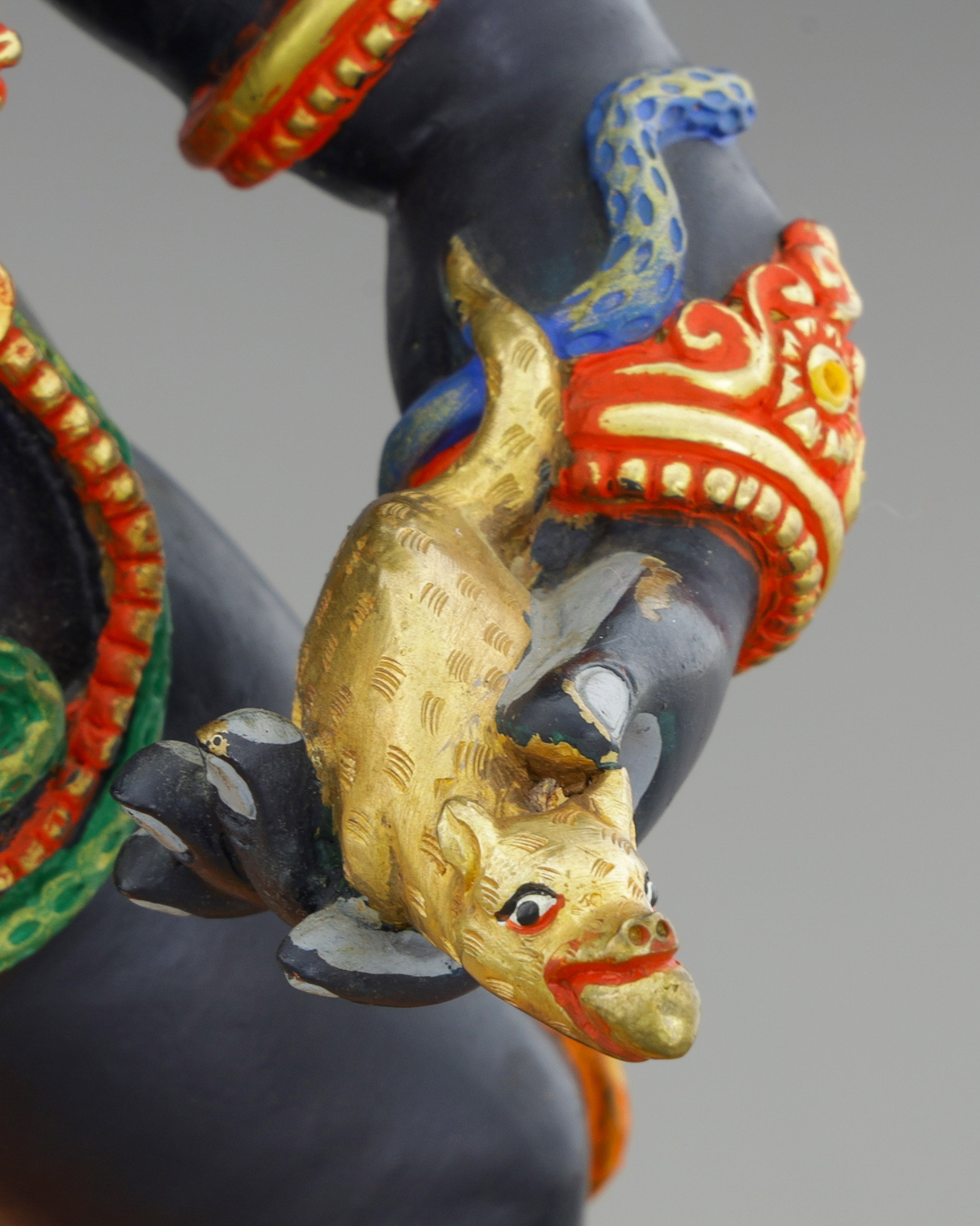 Powerful Black Dzambhala Statue | Nepalese Masterpiece of Prosperity and Protection