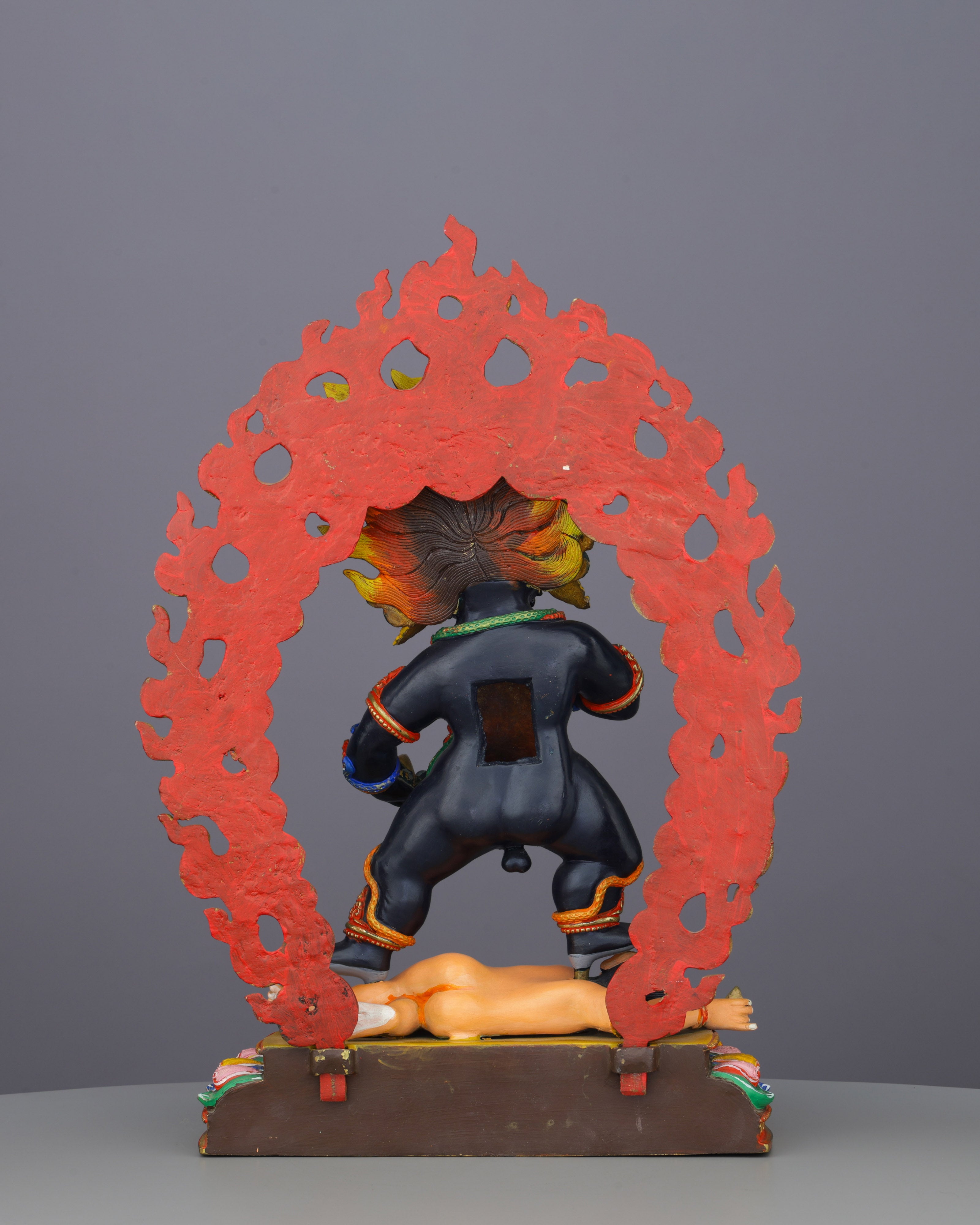 Powerful Black Dzambhala Statue | Nepalese Masterpiece of Prosperity and Protection