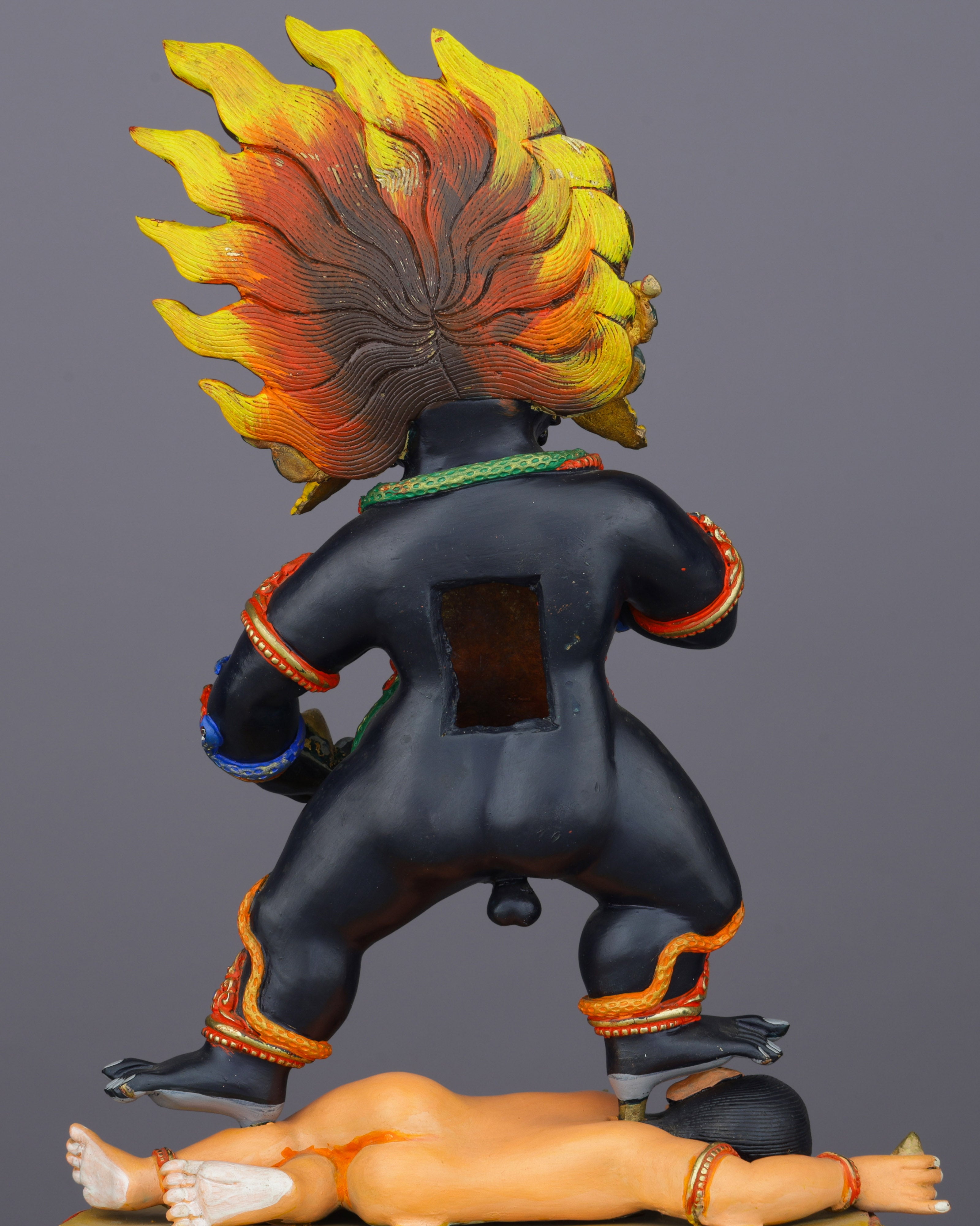 Powerful Black Dzambhala Statue | Nepalese Masterpiece of Prosperity and Protection