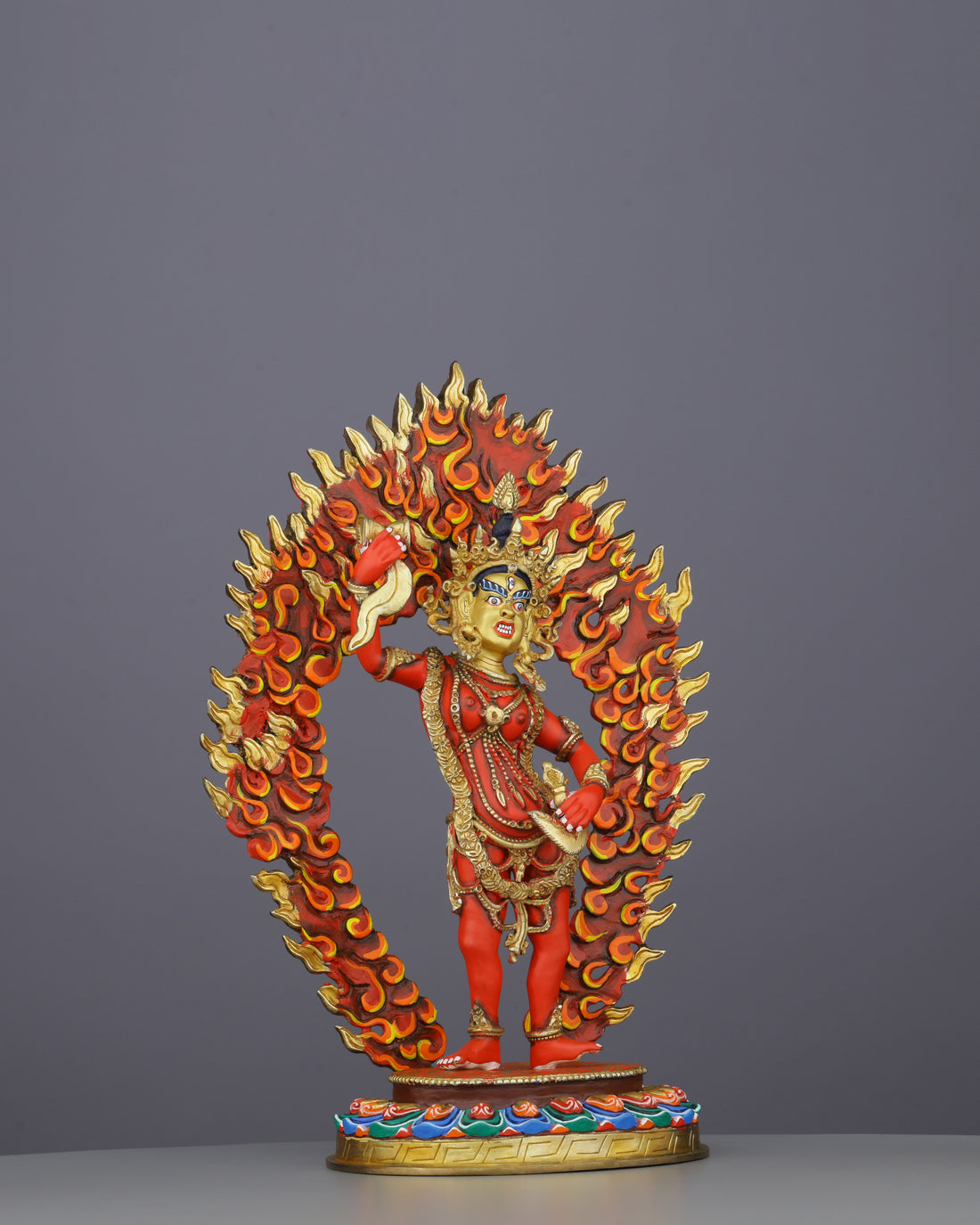 Radiant Machig Labdron Statue | Tibetan Chöd Master in Exquisite Nepalese Artistry - Handcrafted Buddhist Statue - Authentic Sacred Art