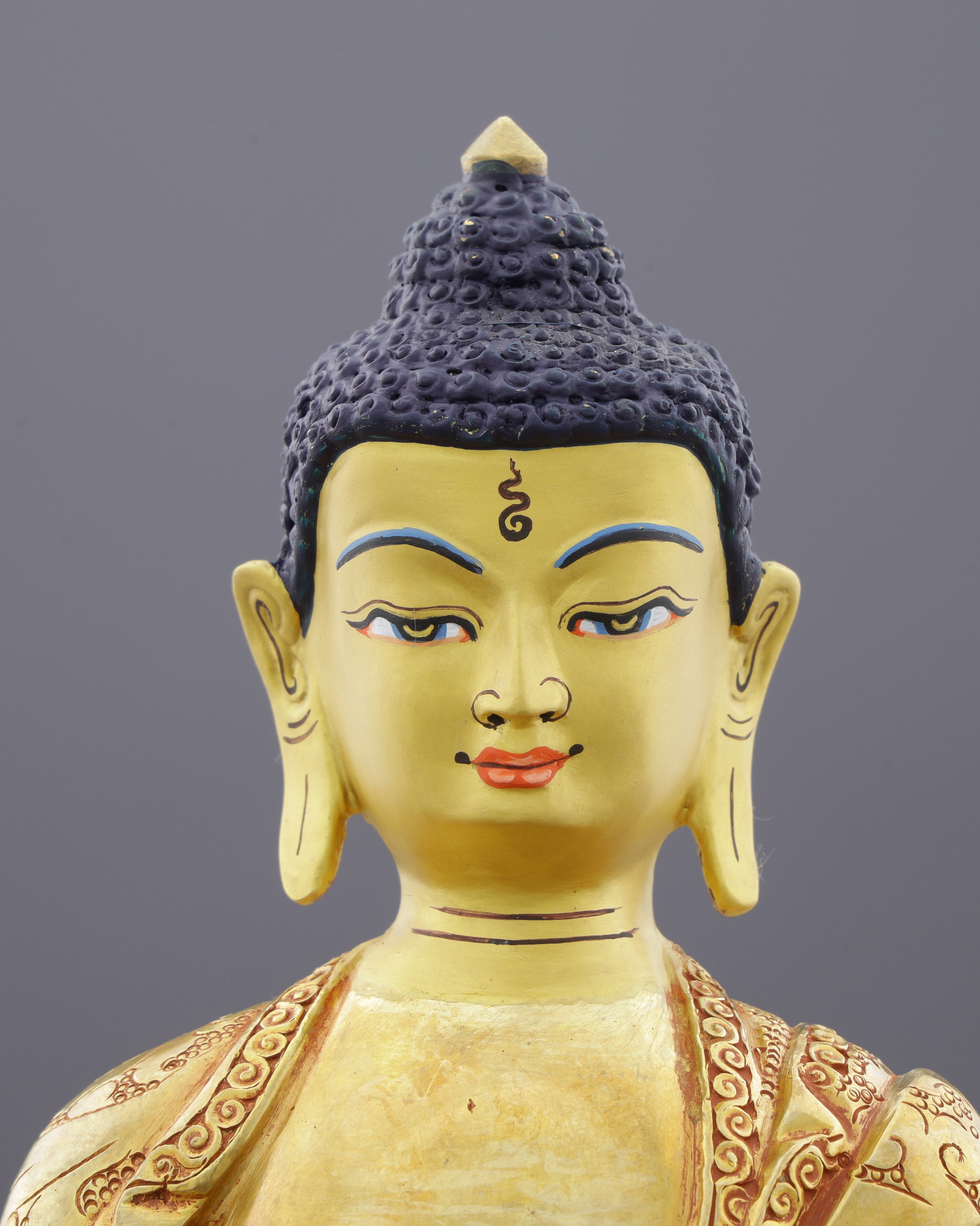 Luminous 24K Gold Gilded Amitabha Buddha | Lord of Infinite Light