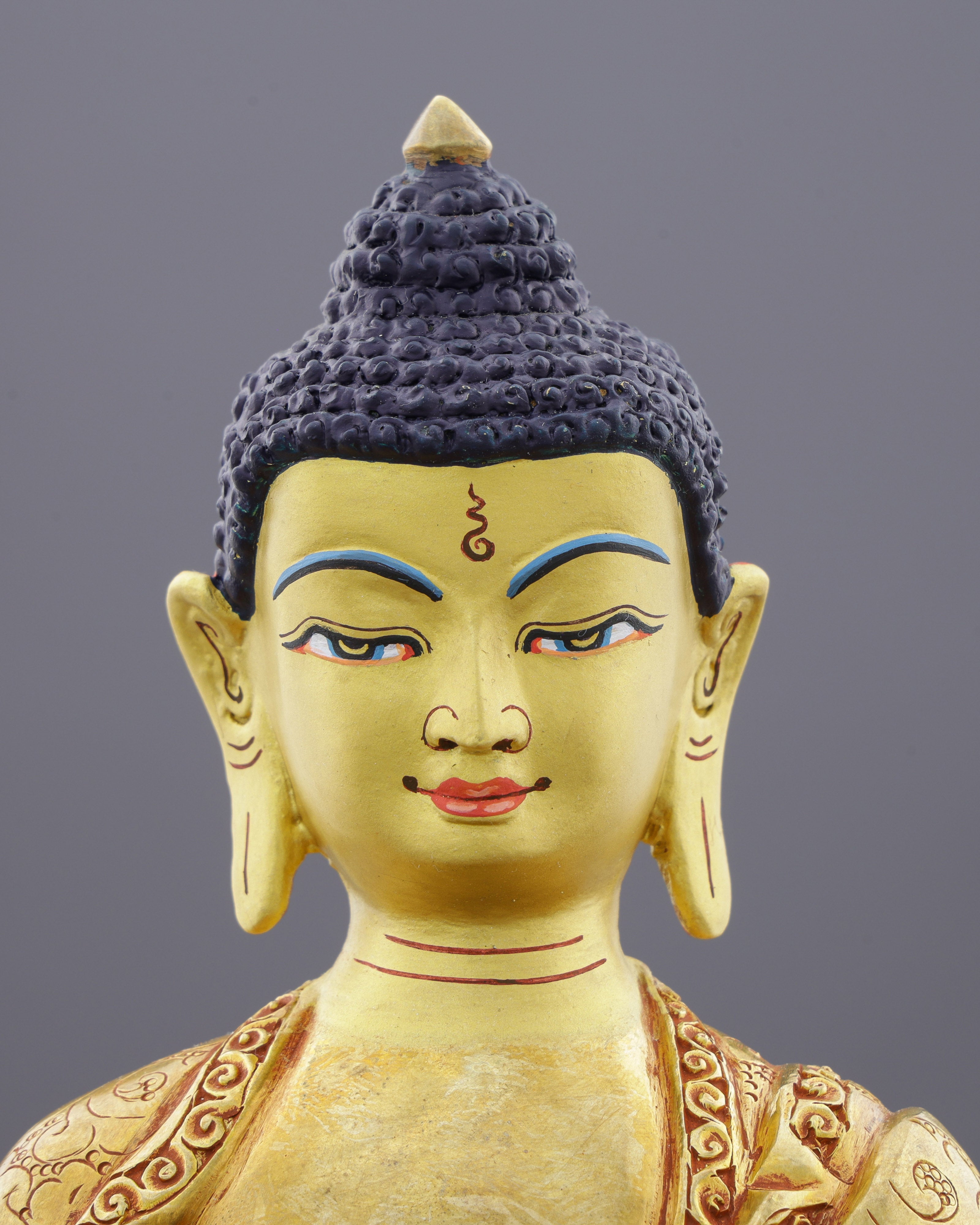 Radiant 24K Gold Gilded Medicine Buddha | The Supreme Healer