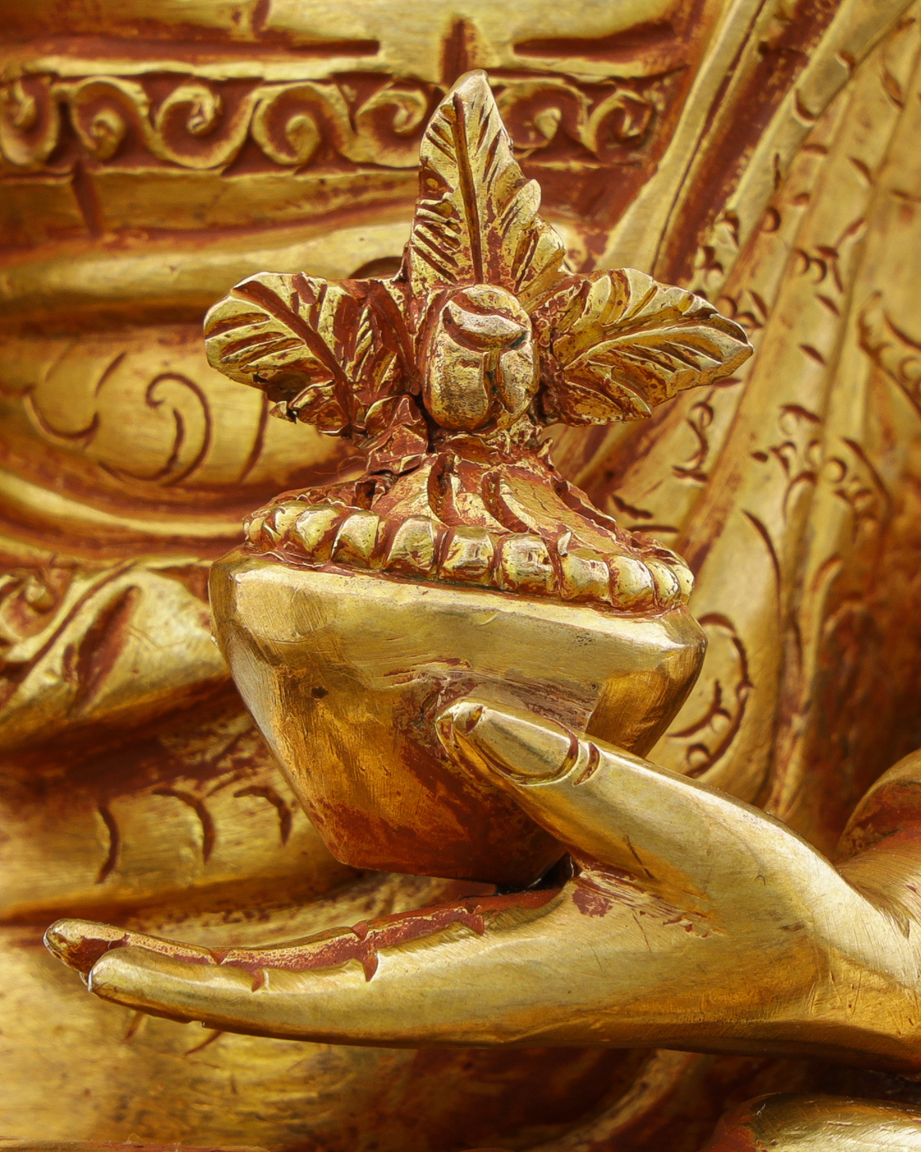 Radiant 24K Gold Gilded Medicine Buddha | The Supreme Healer