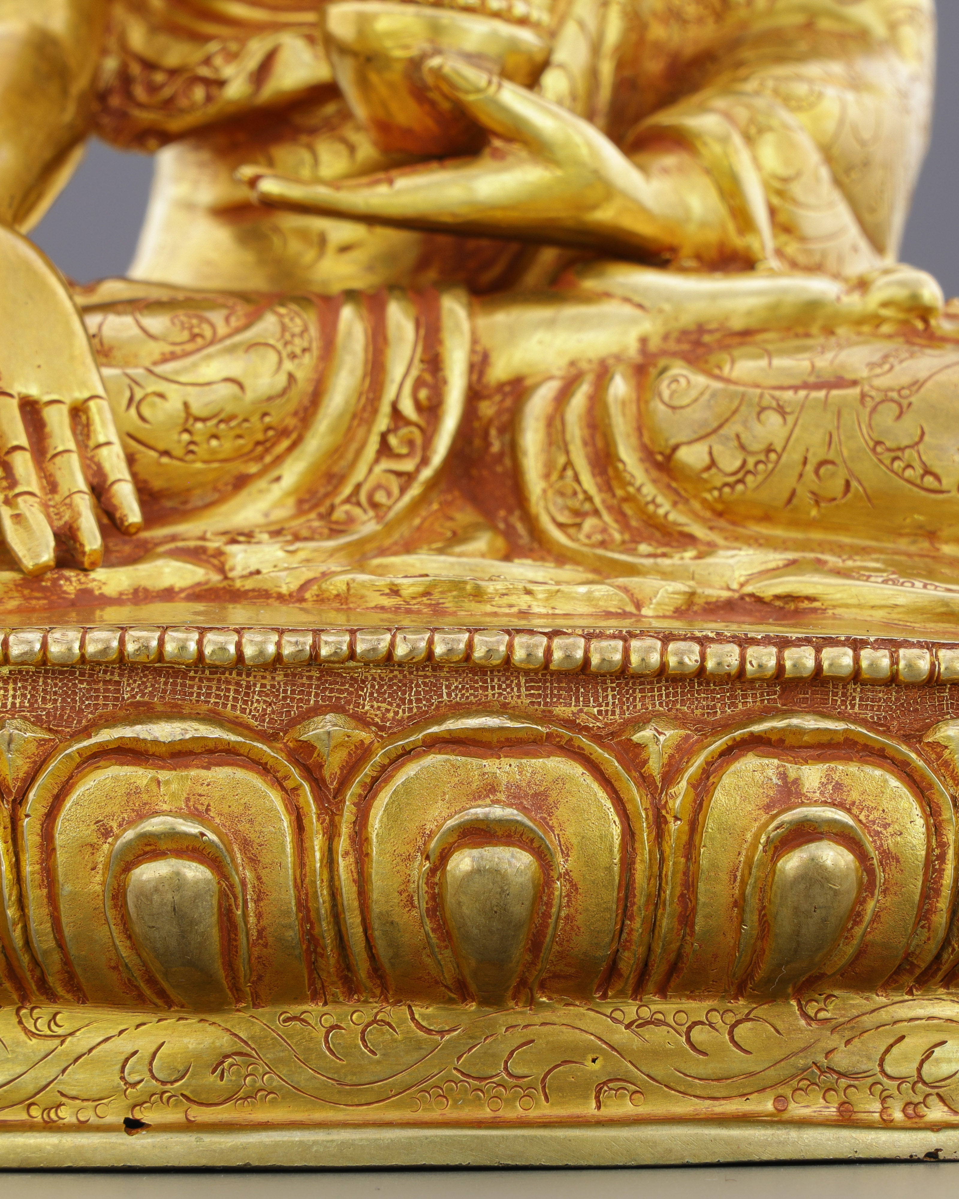 Radiant 24K Gold Gilded Medicine Buddha | The Supreme Healer