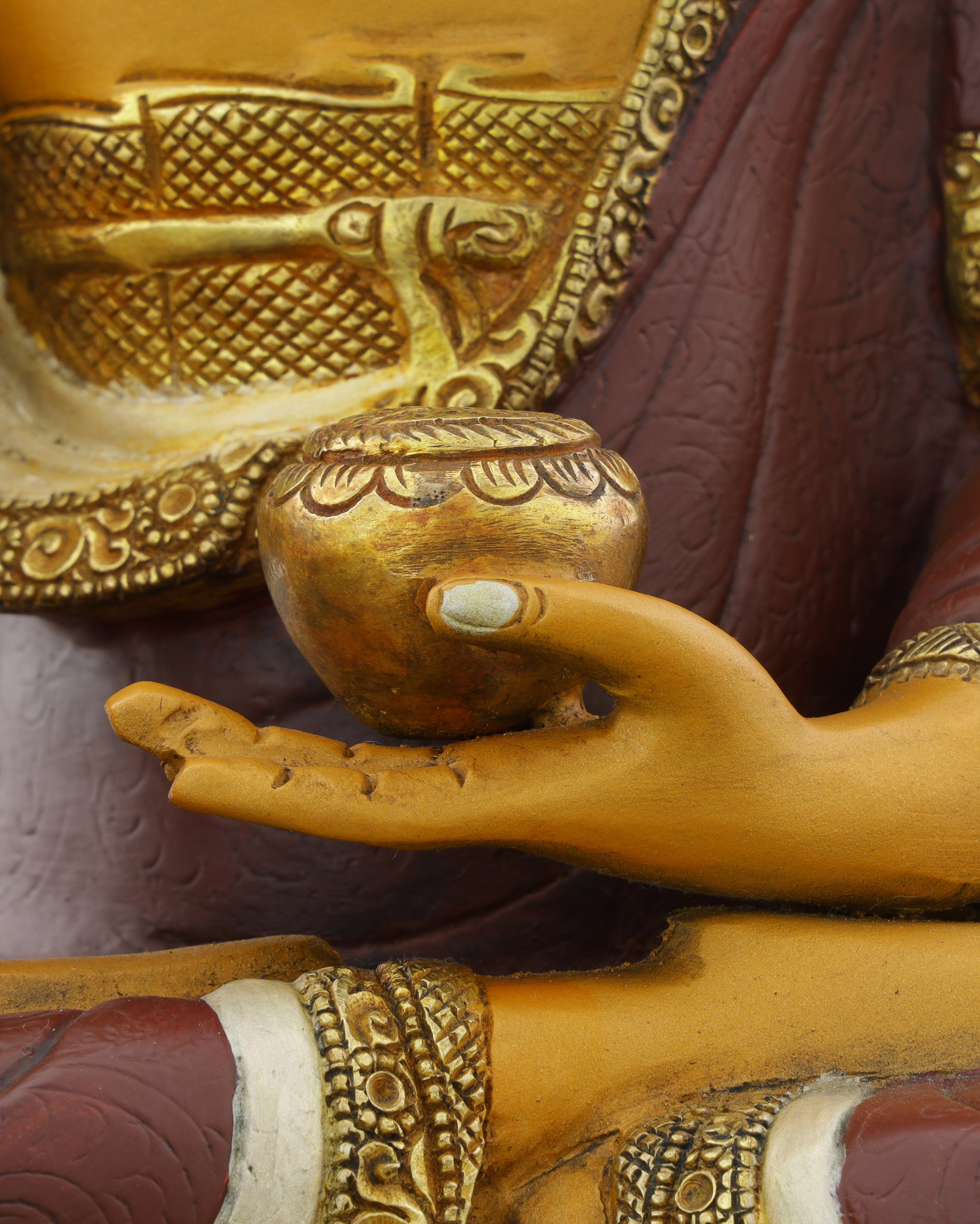 Magnificent 24K Gold Gilded Shakyamuni Buddha | The Awakened One