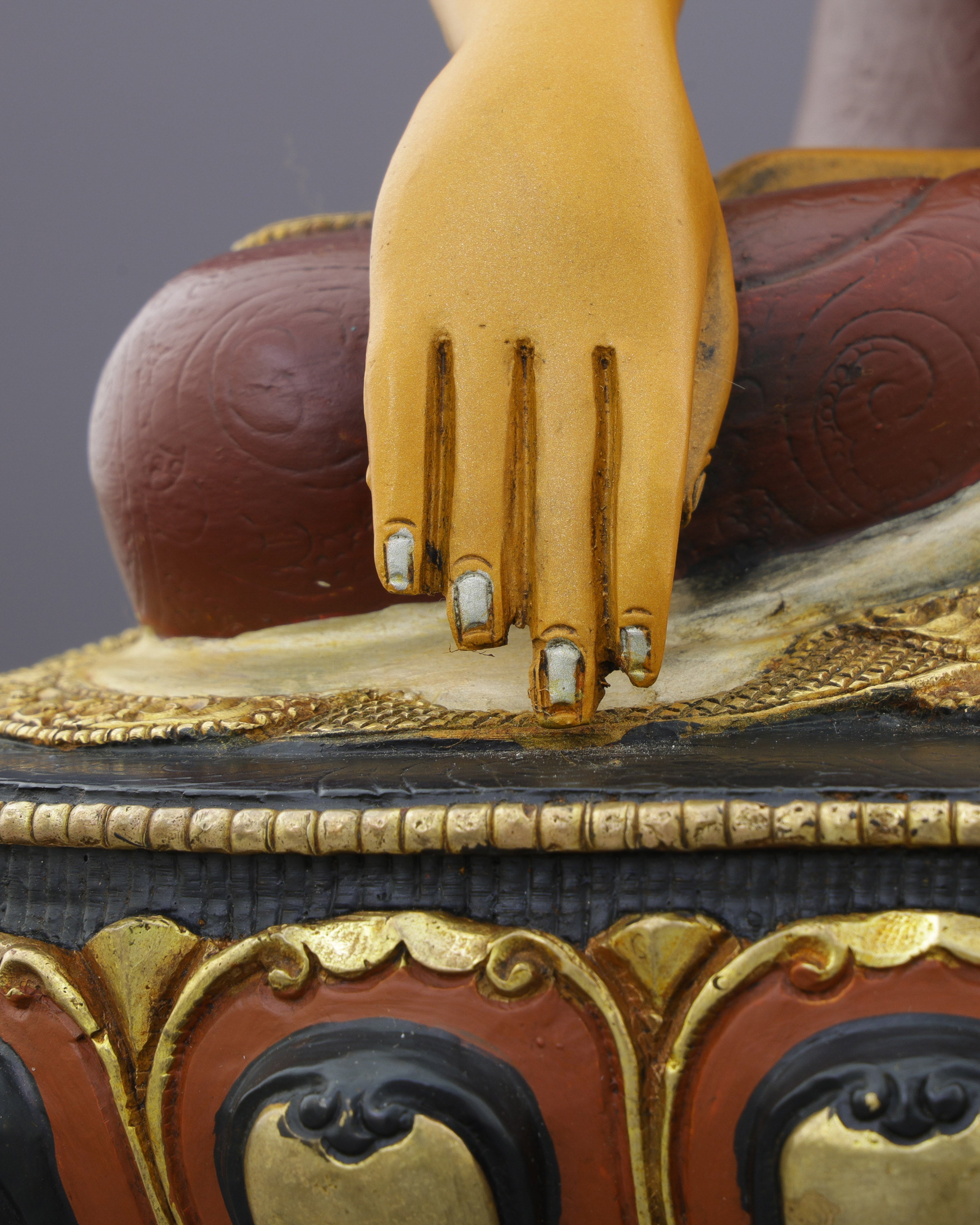 Magnificent 24K Gold Gilded Shakyamuni Buddha | The Awakened One