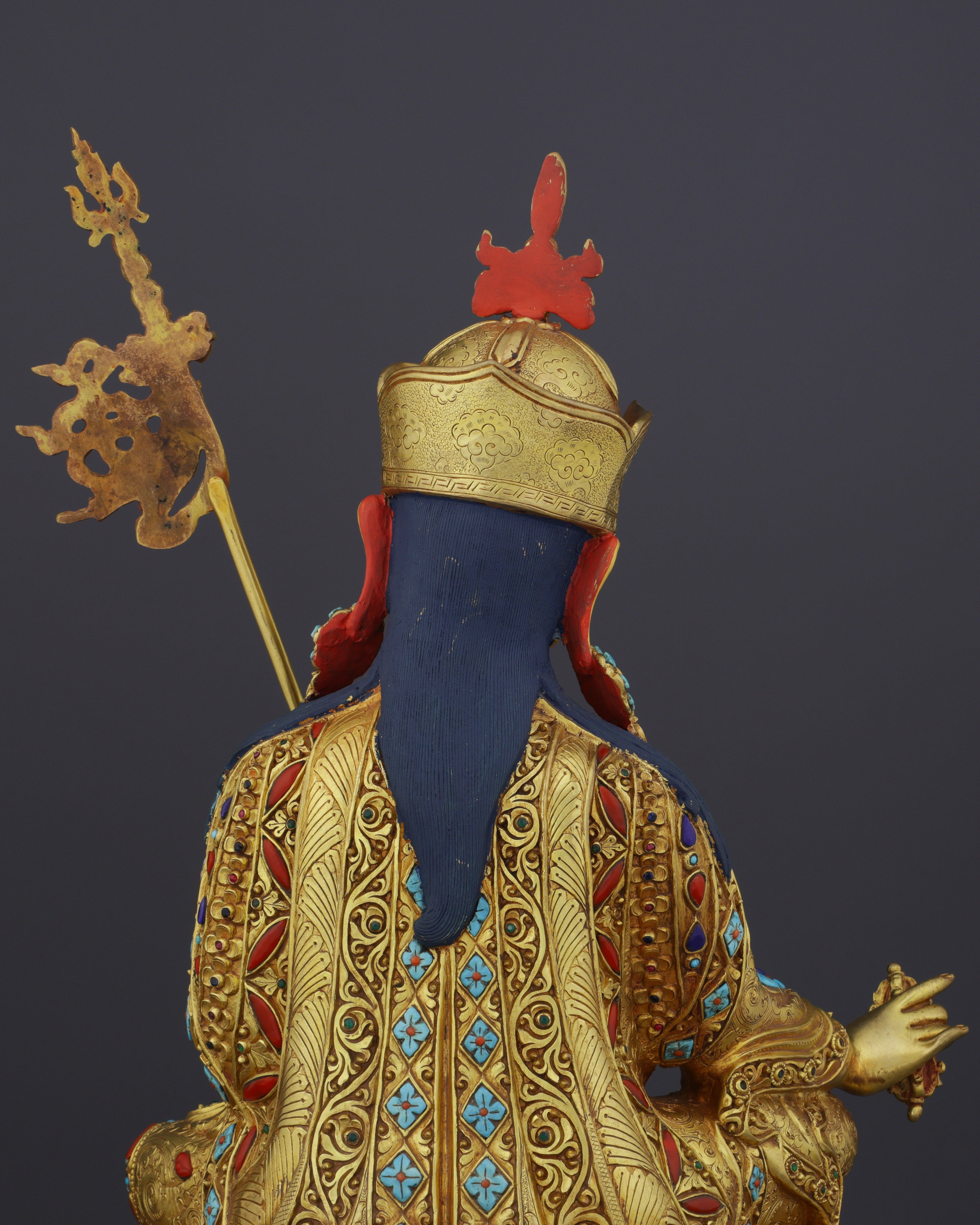 Exquisite Handcrafted Guru Rinpoche Statue | A Sacred Tibetan Buddhist Masterpiece