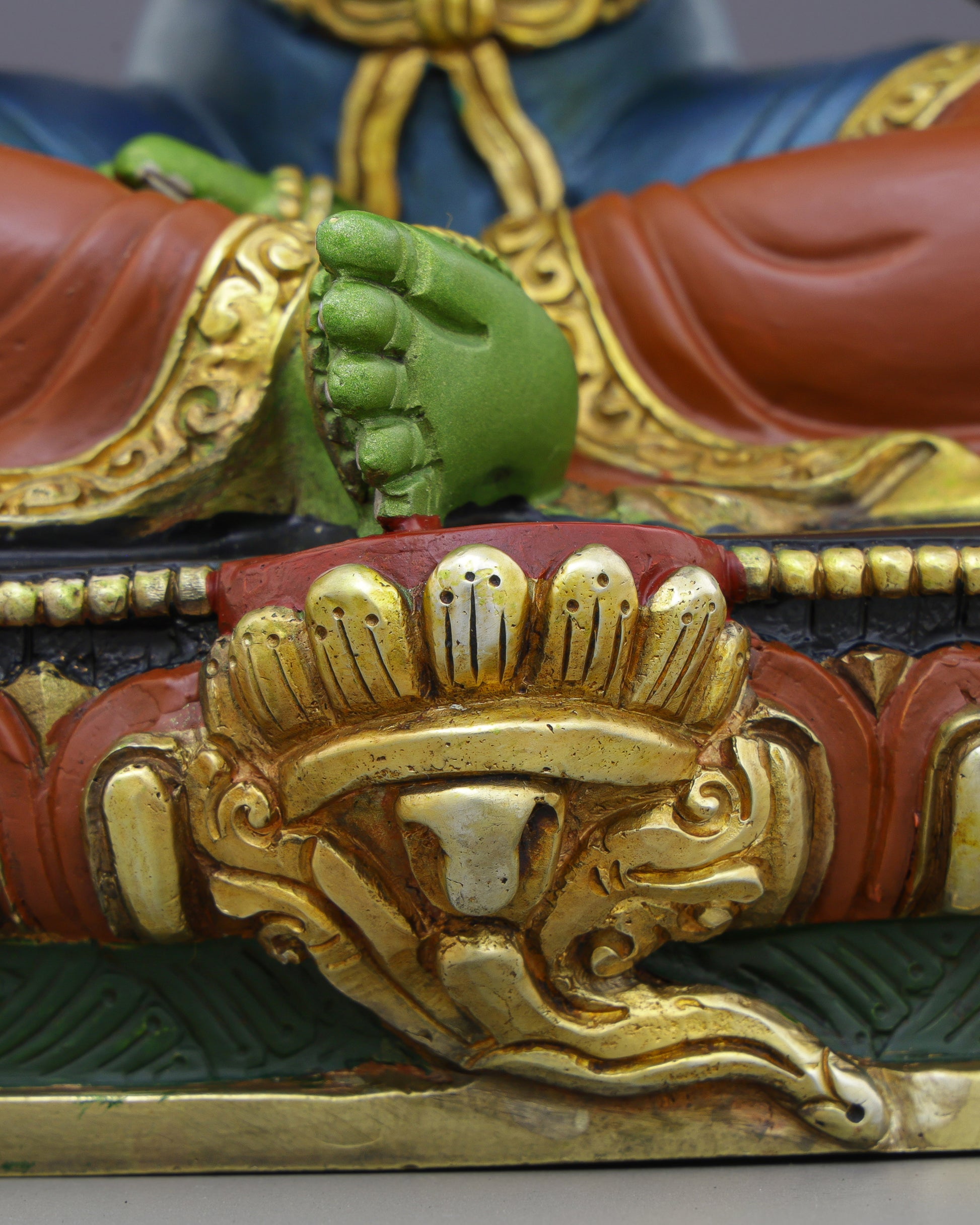 Exquisite Green Tara Statue | Divine Mother of Compassion and Swift Liberation - Authentic Handcrafted Statue