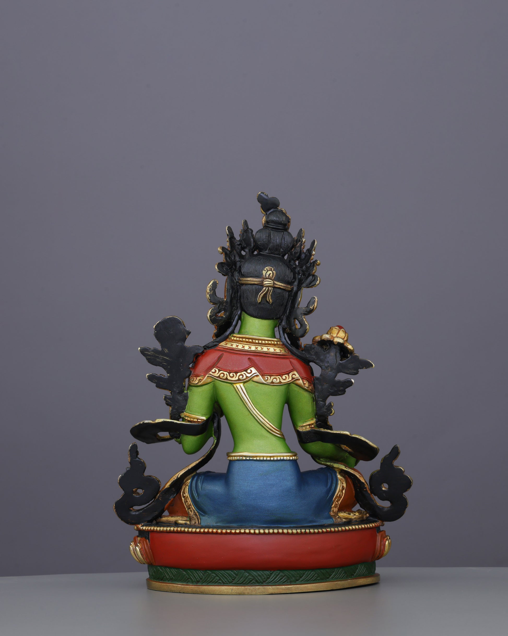Exquisite Green Tara Statue | Divine Mother of Compassion and Swift Liberation - Authentic Handcrafted Statue