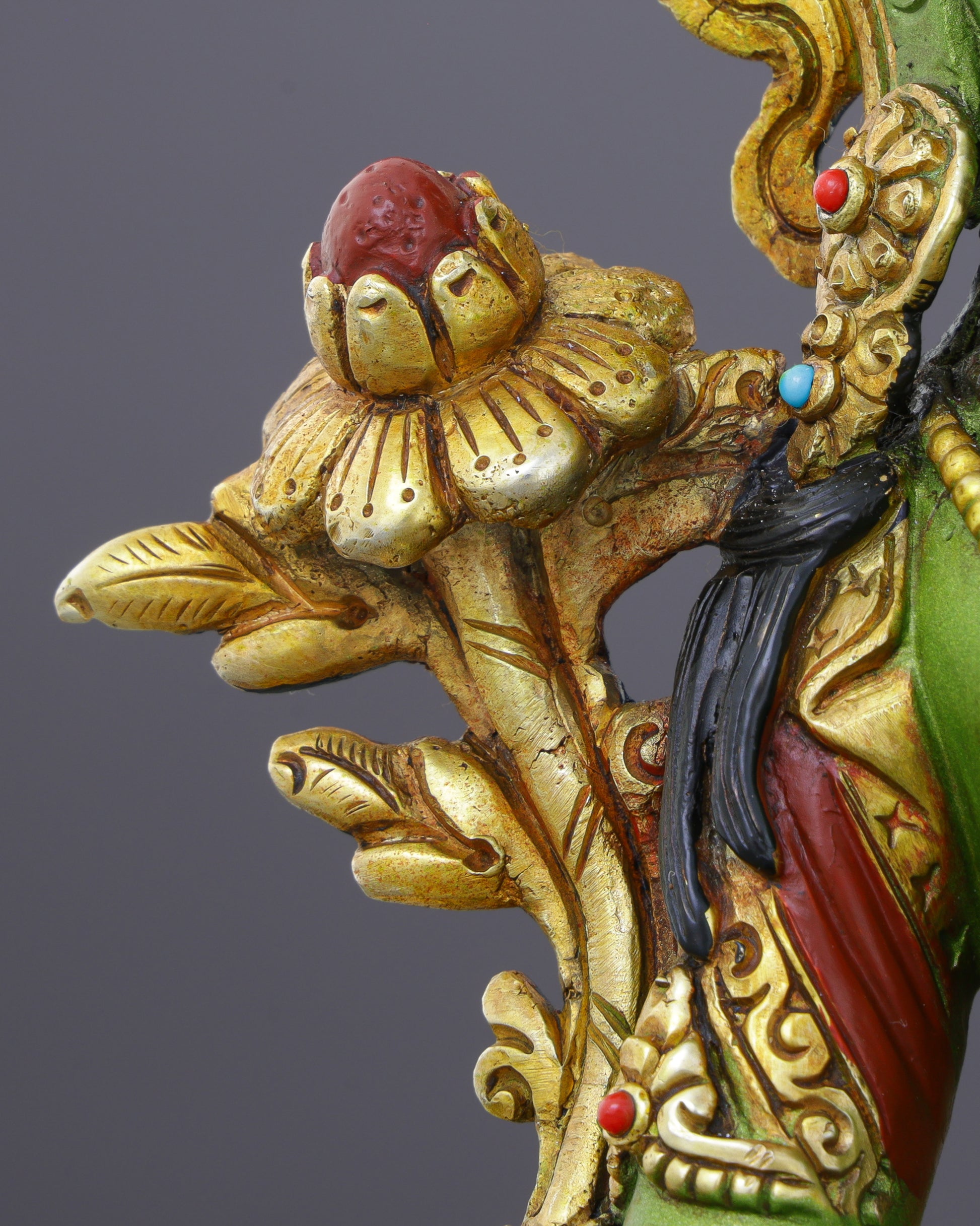 Exquisite Green Tara Statue | Divine Mother of Compassion and Swift Liberation - Authentic Handcrafted Statue