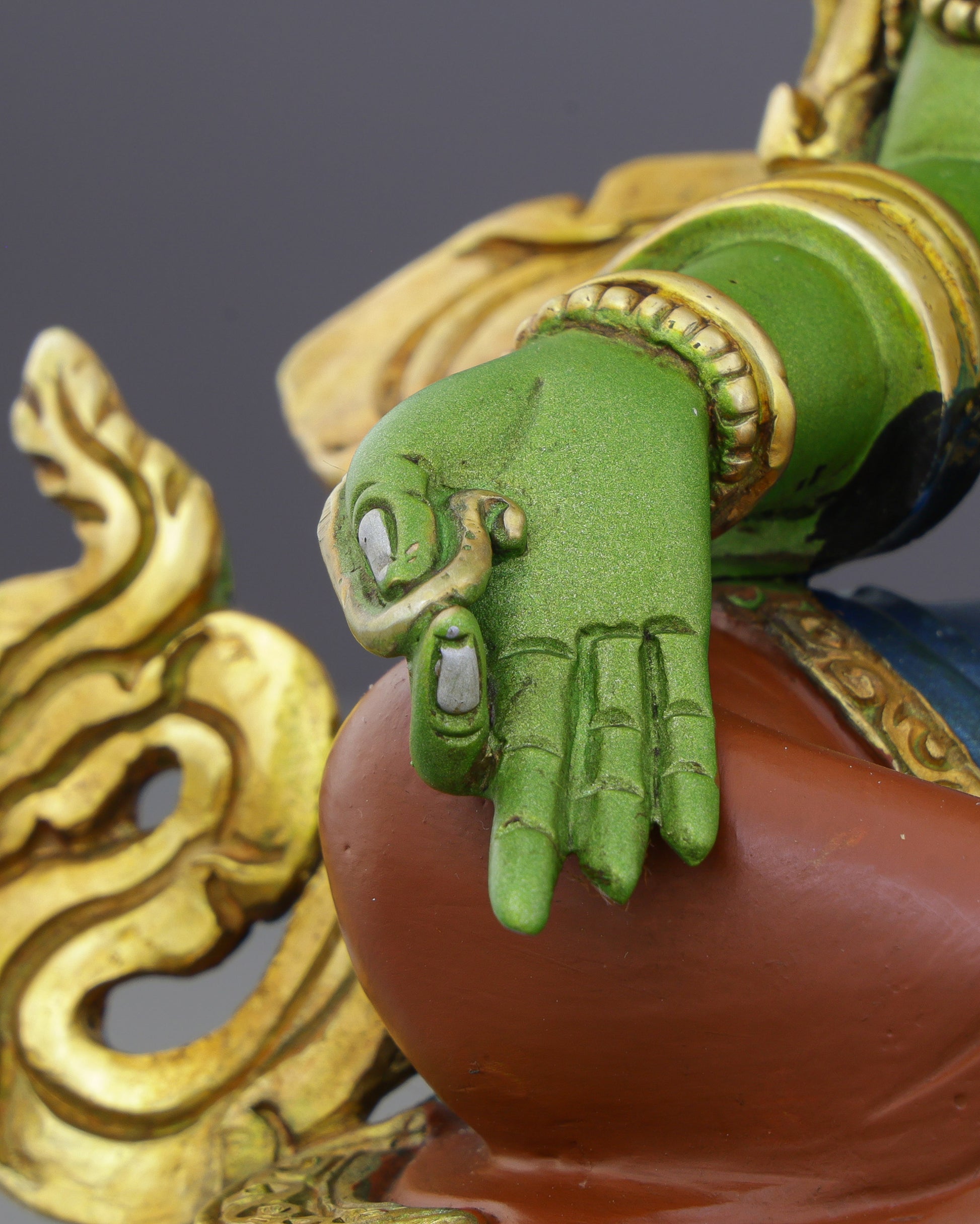 Exquisite Green Tara Statue | Divine Mother of Compassion and Swift Liberation - Authentic Handcrafted Statue