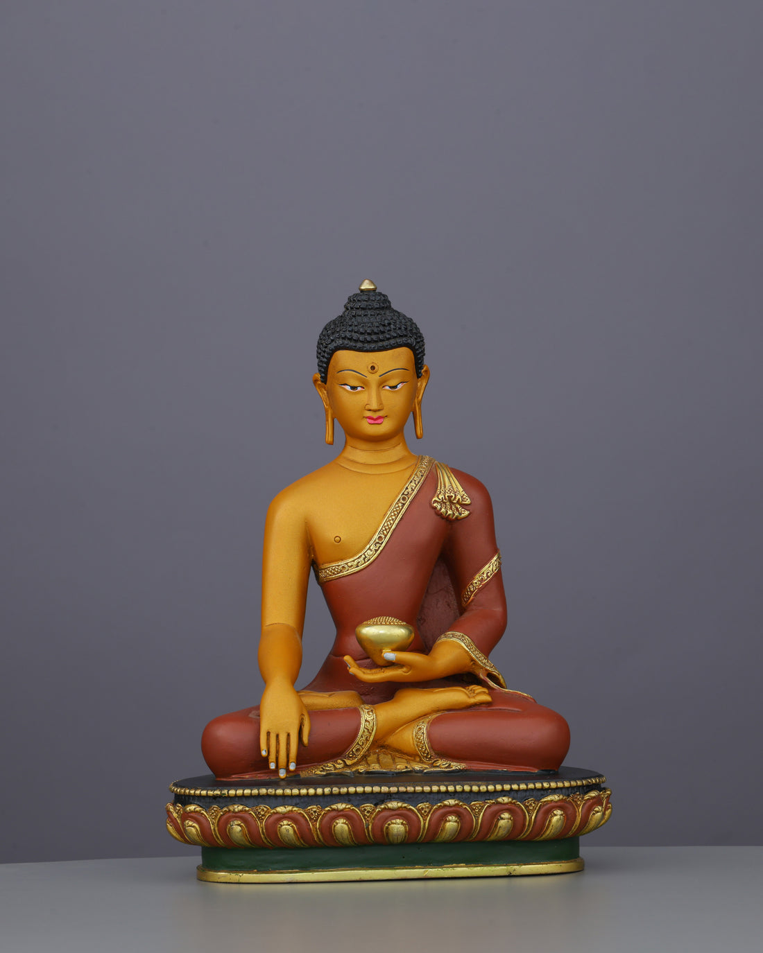 Handcrafted Nepalese Sakyamuni Buddha Statue | A Sacred Masterpiece of Enlightenment - Handcrafted Buddhist Statue