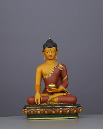 Handcrafted Nepalese Sakyamuni Buddha Statue | A Sacred Masterpiece of Enlightenment