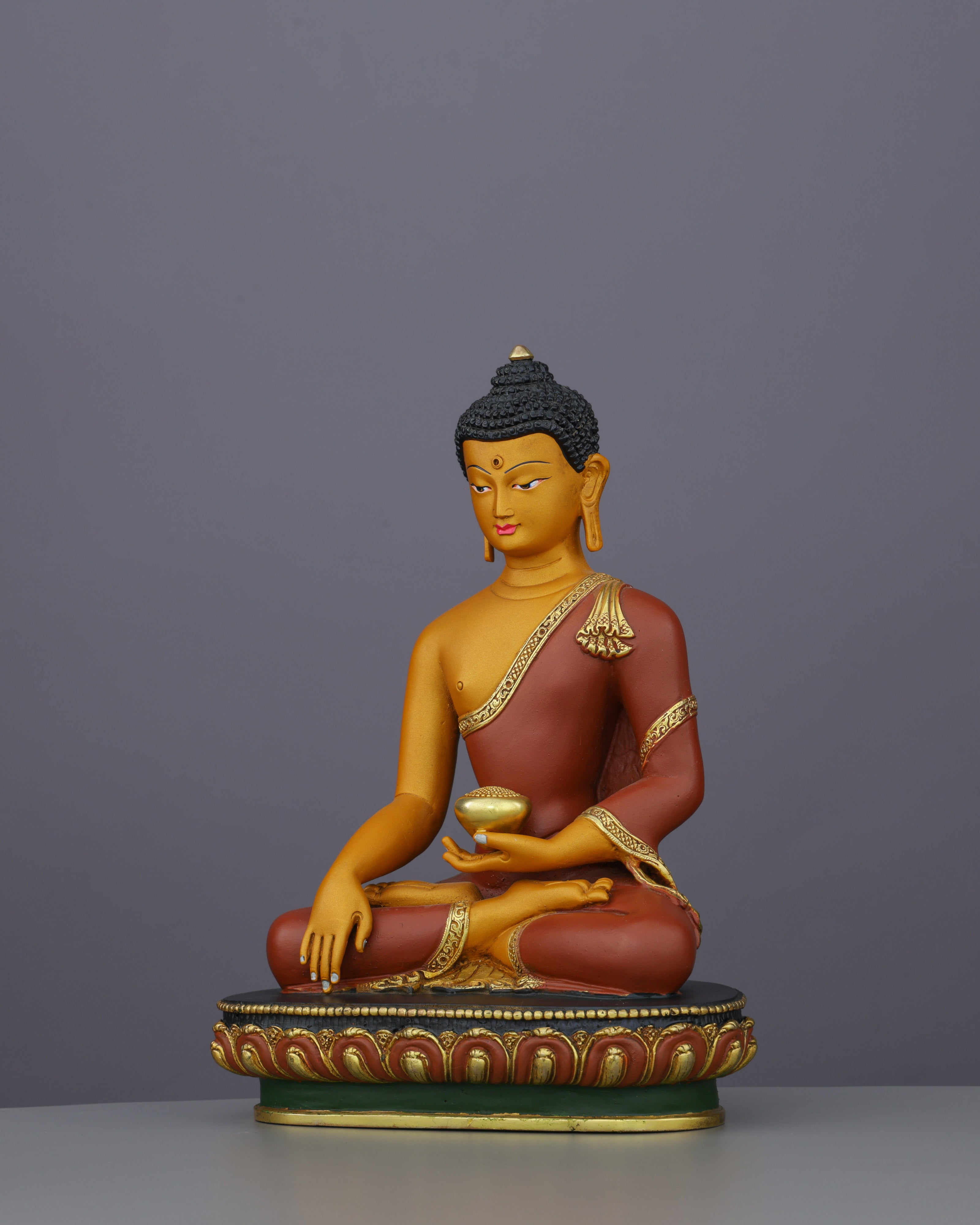 Handcrafted Nepalese Sakyamuni Buddha Statue | A Sacred Masterpiece of Enlightenment