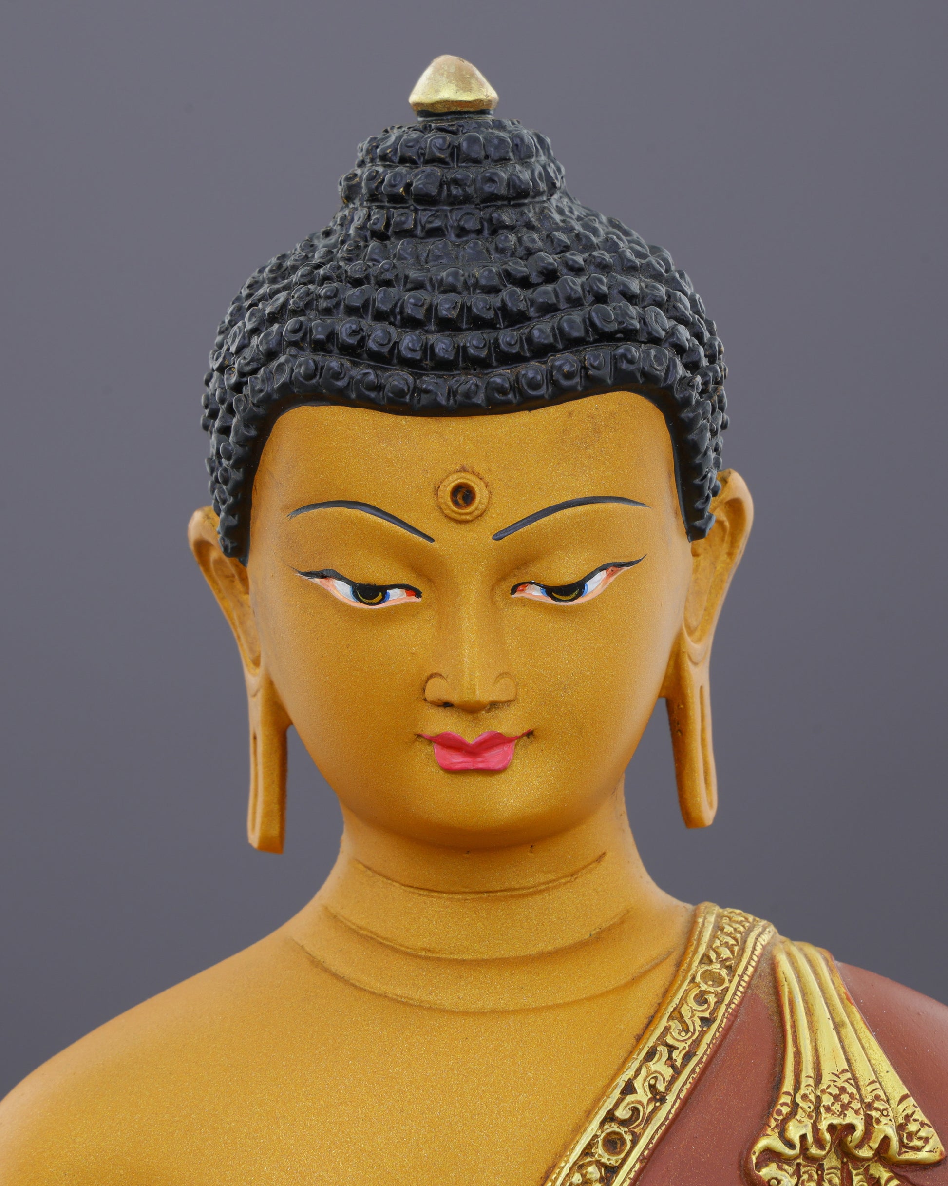 Handcrafted Nepalese Sakyamuni Buddha Statue | A Sacred Masterpiece of Enlightenment - Authentic Handcrafted Statue