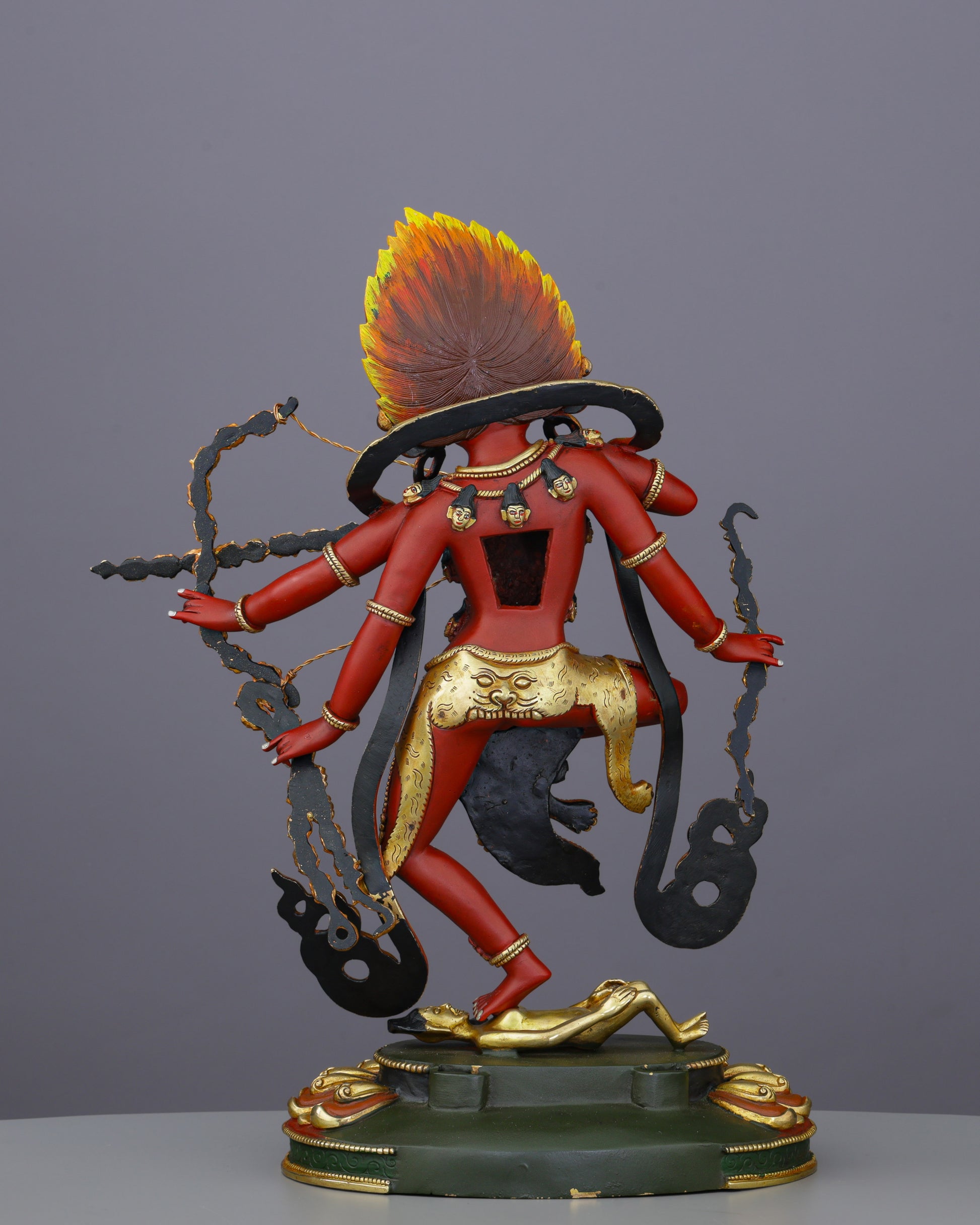 Kururkulla | The Red Goddess of Enchantment Who Commands the Universe - Authentic Handcrafted Statue