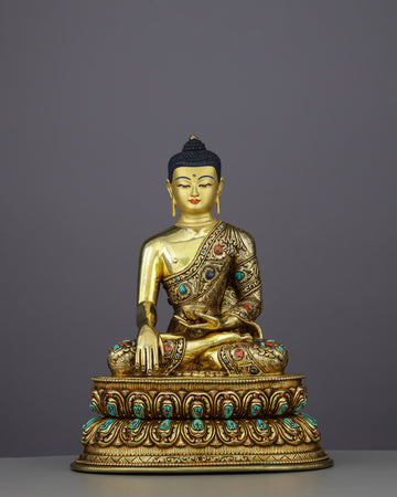 Sakyamuni Buddha | The Awakened One Frozen in Timeless Golden Splendor