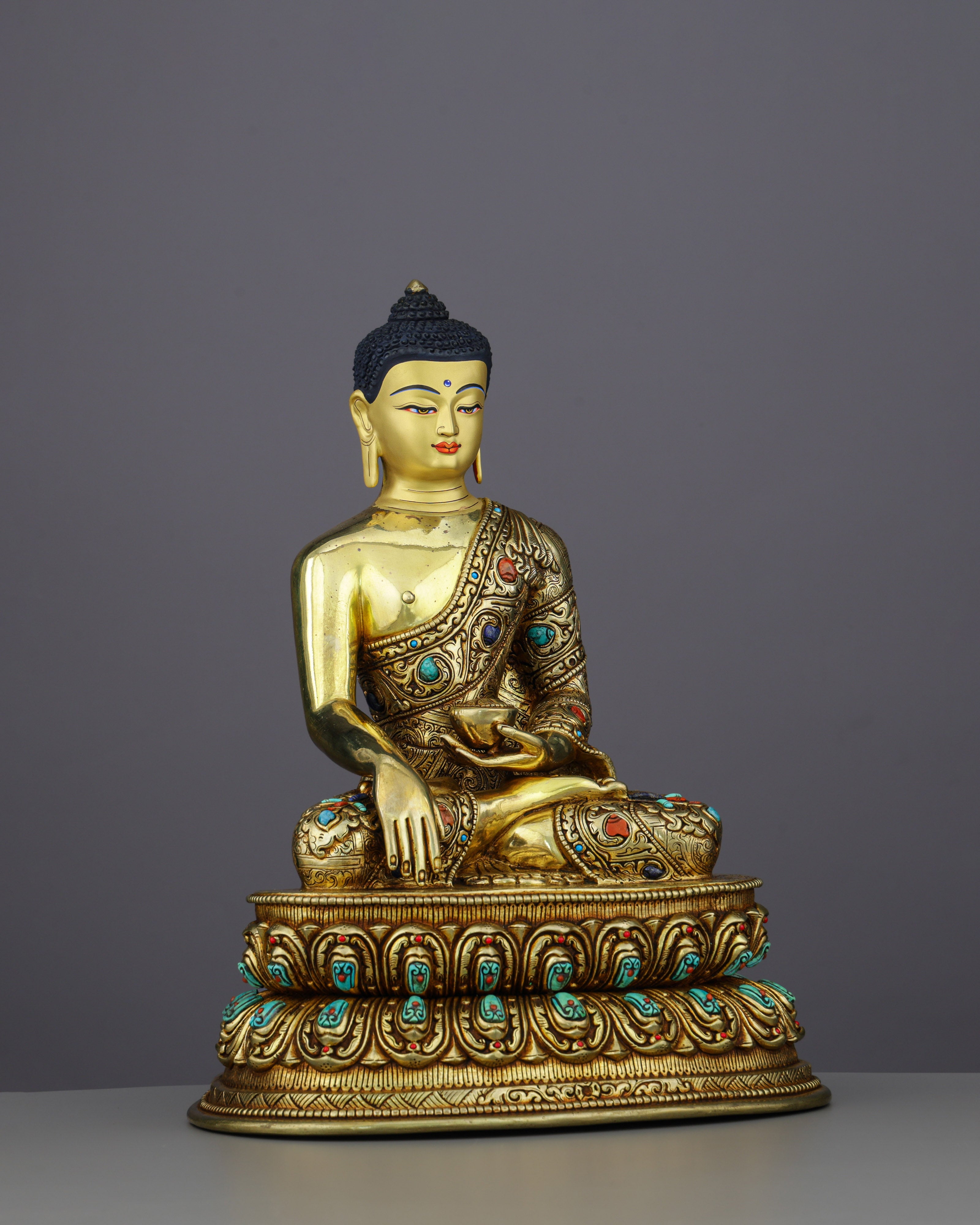 Sakyamuni Buddha | The Awakened One Frozen in Timeless Golden Splendor