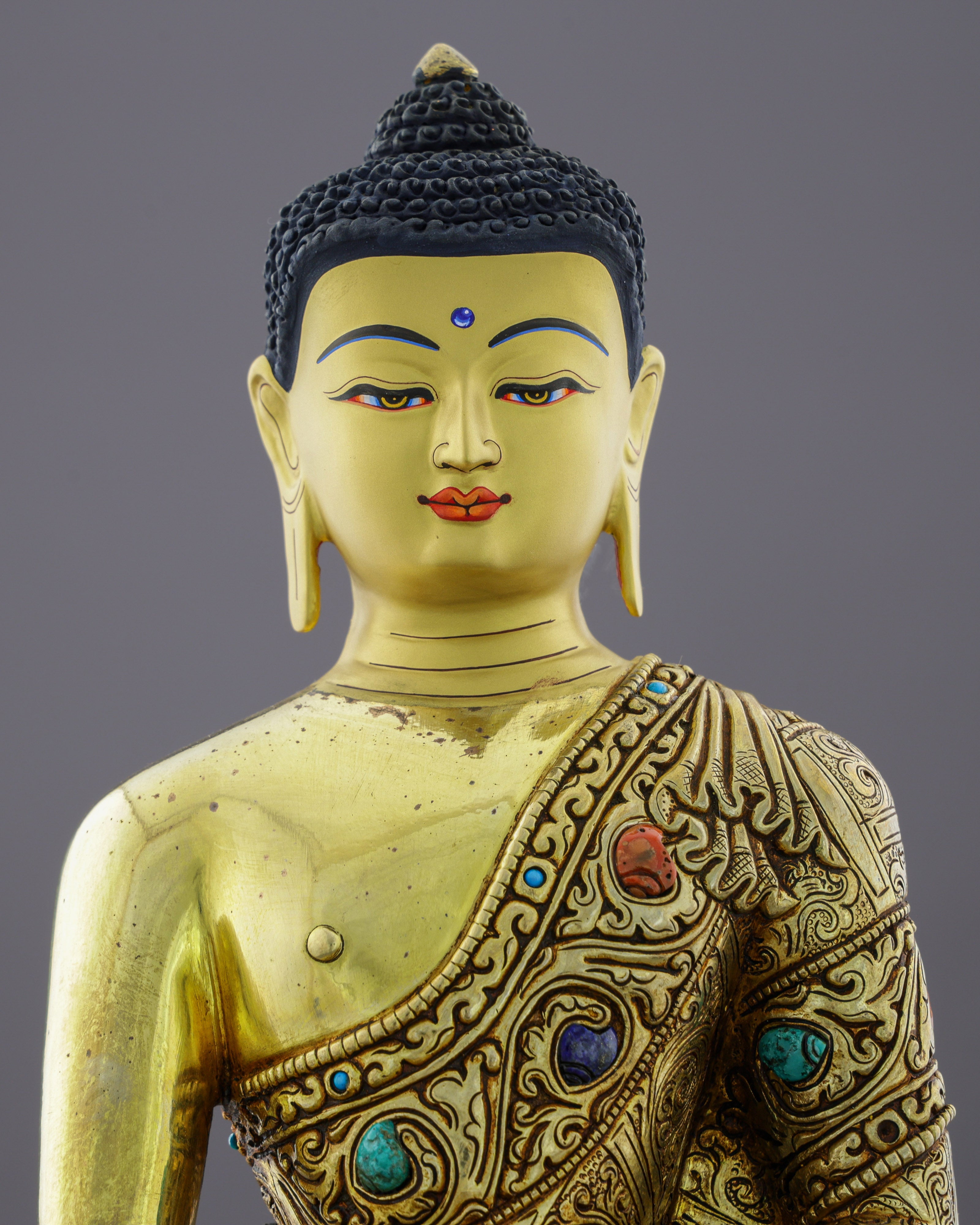 Sakyamuni Buddha | The Awakened One Frozen in Timeless Golden Splendor