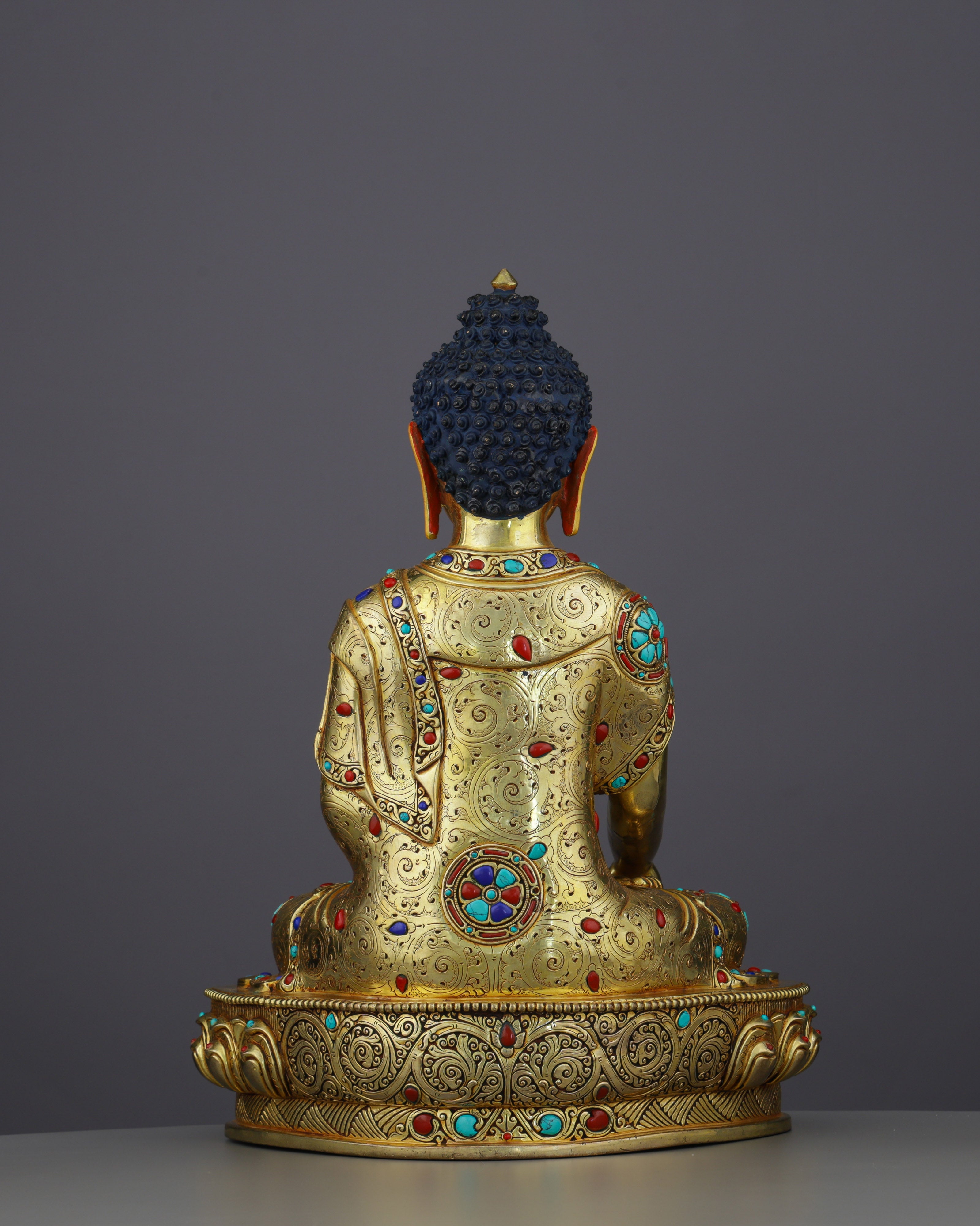 Sakyamuni Buddha | Where Ancient Wisdom Meets Himalayan Gold and Precious Stone