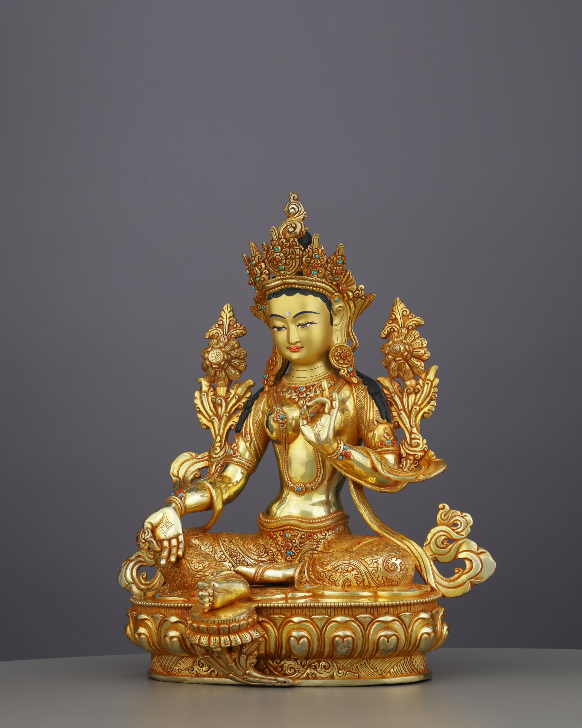 She Who Saves | The Green Tara Statue That Answers Every Call for Help - Authentic Handcrafted Statue