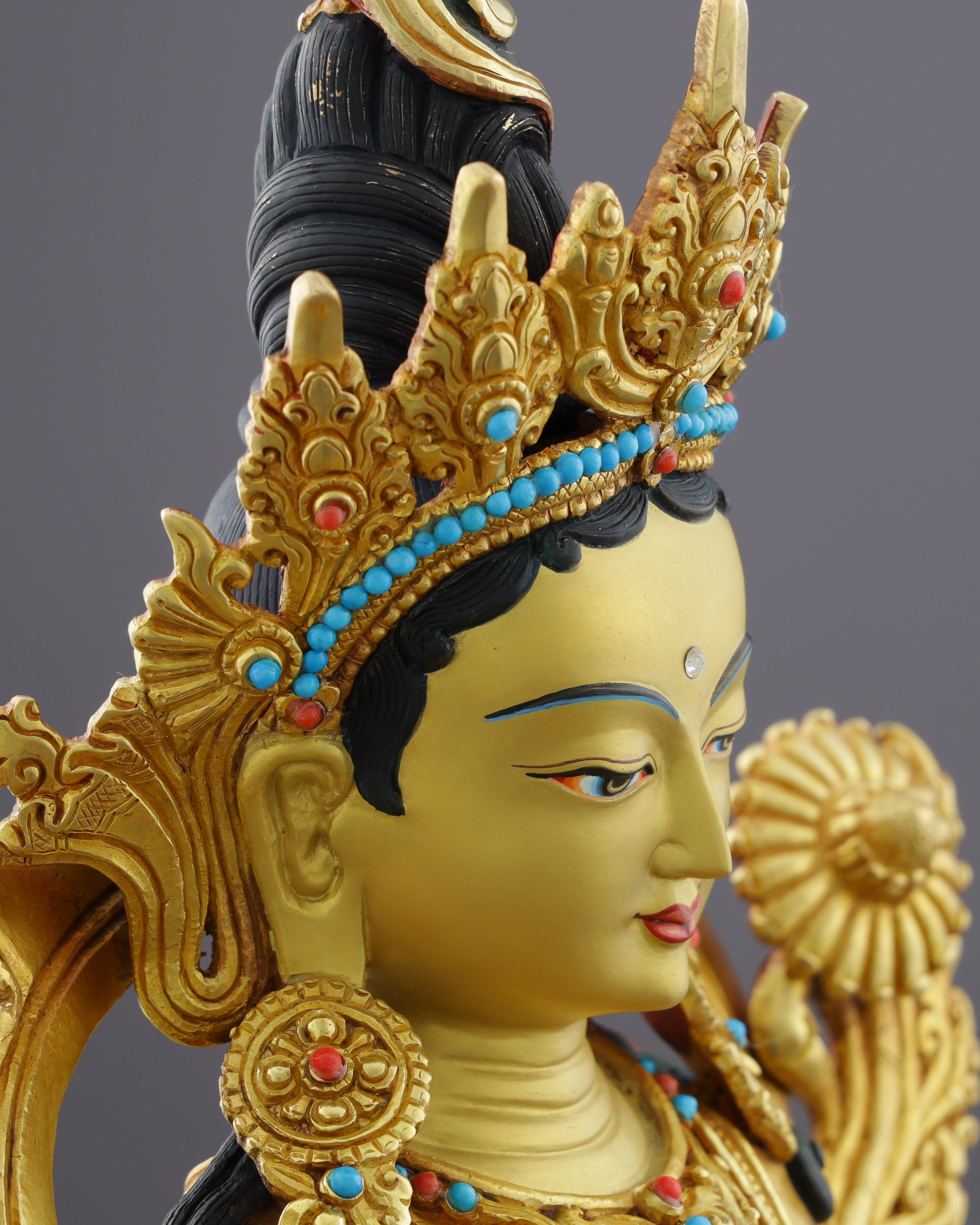 Born from Compassion | The Green Tara Statue That Brings Swift Protection and Grace