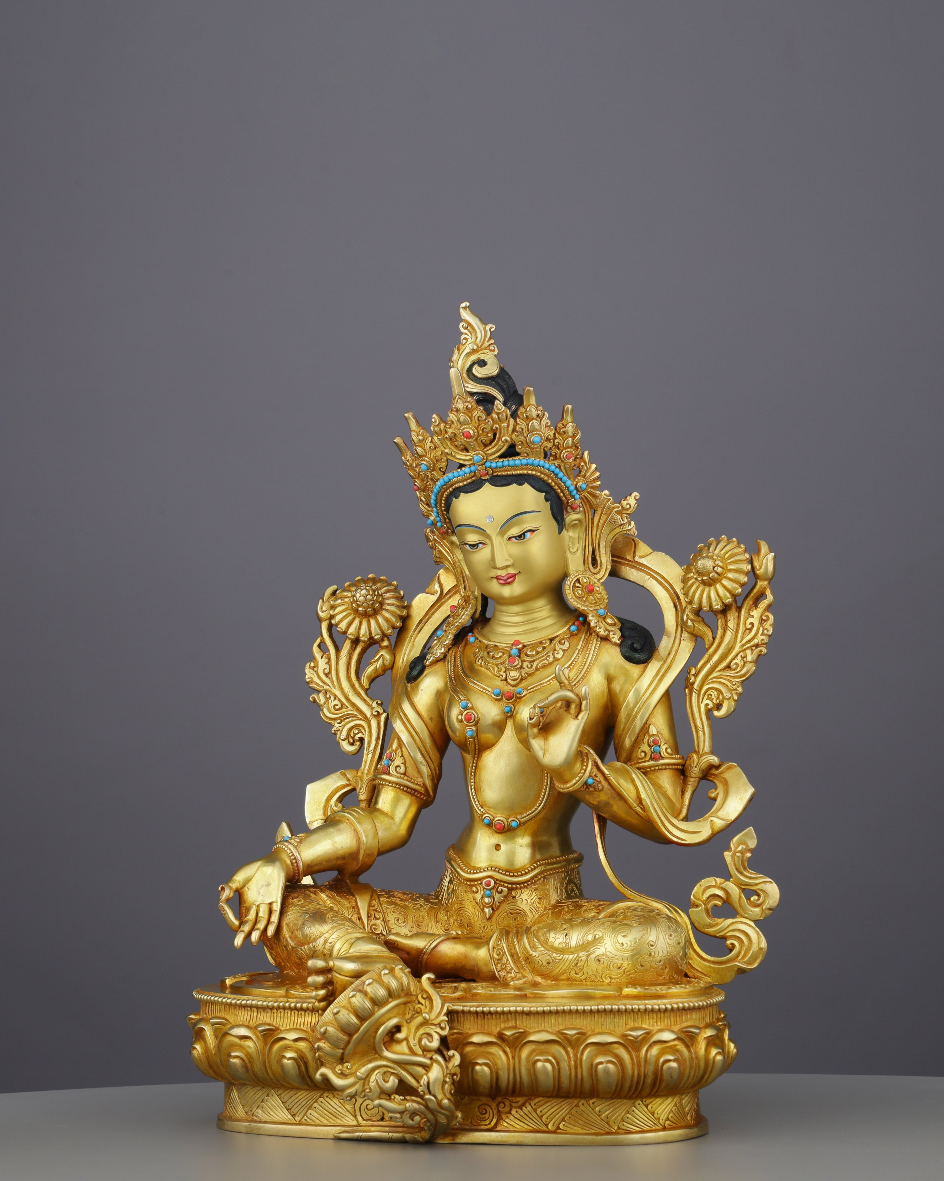 Born from Compassion | The Green Tara Statue That Brings Swift Protection and Grace