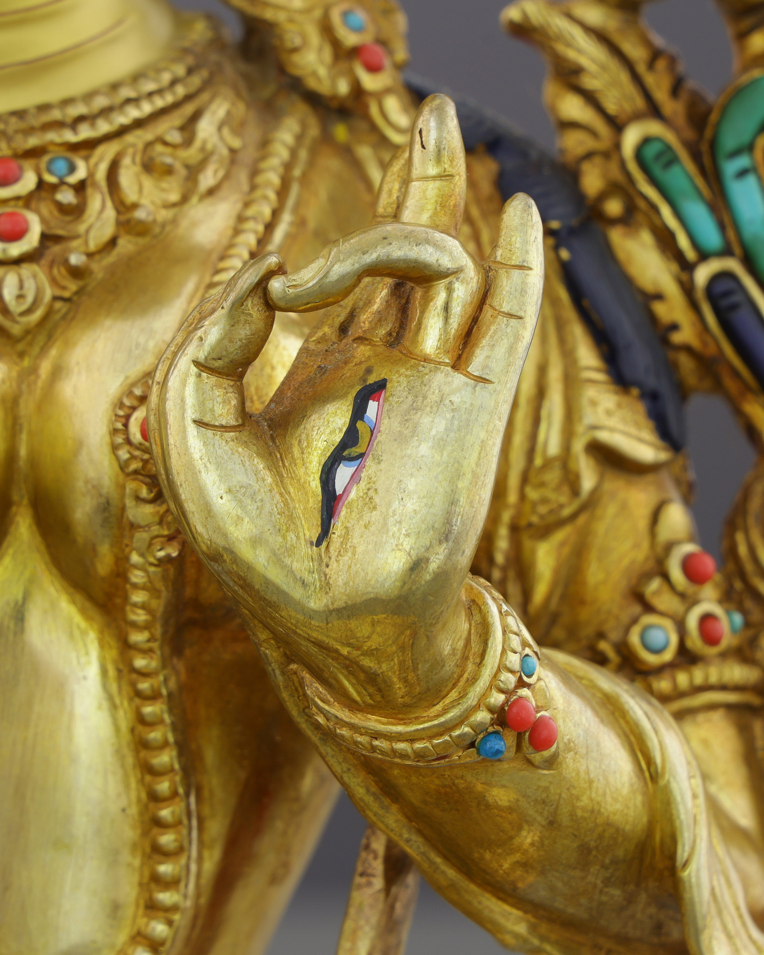 Seven Eyes of Wisdom | White Tara Statue