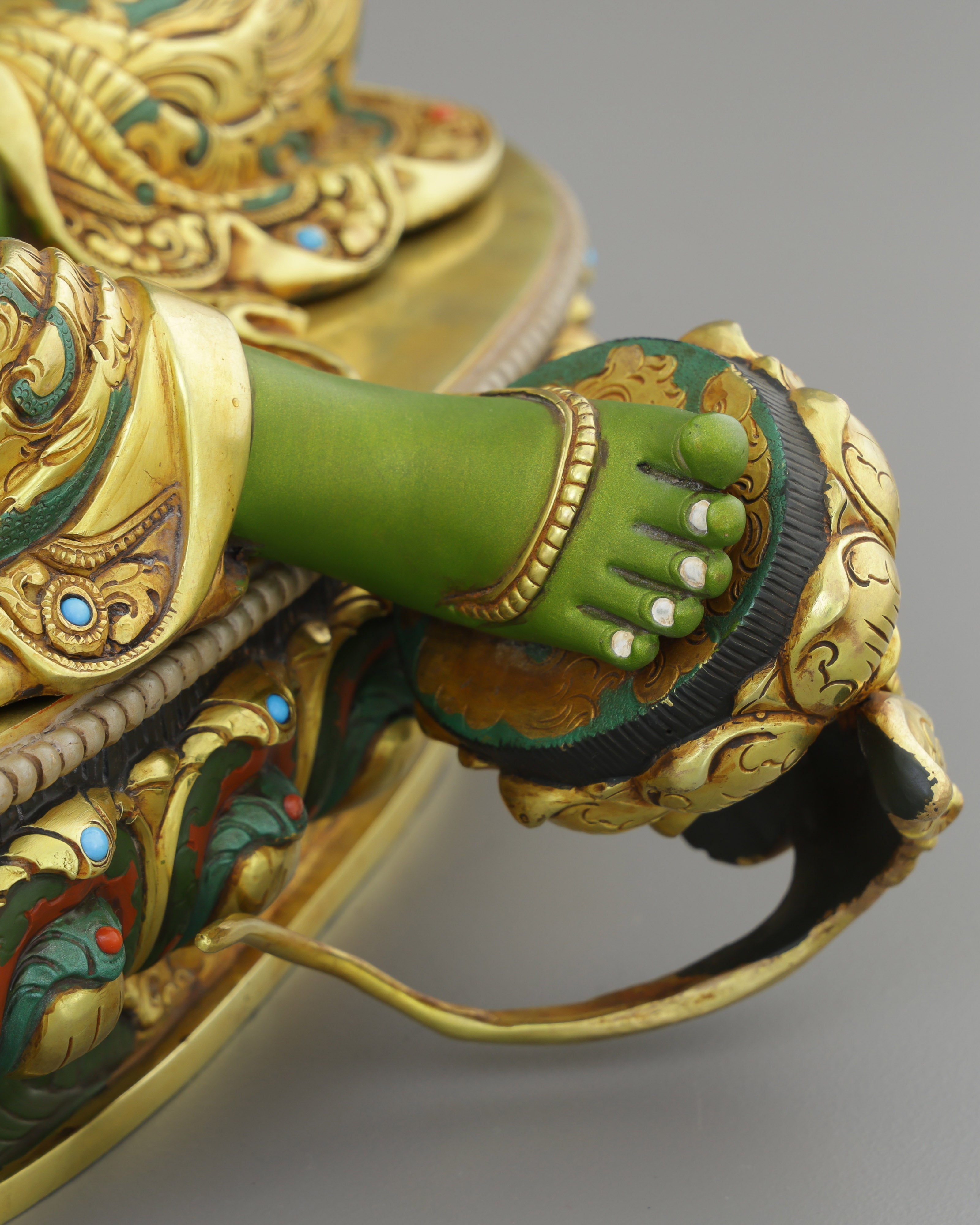 Green, Gold, and Fearless | The Green Tara Statue That Commands Every Space