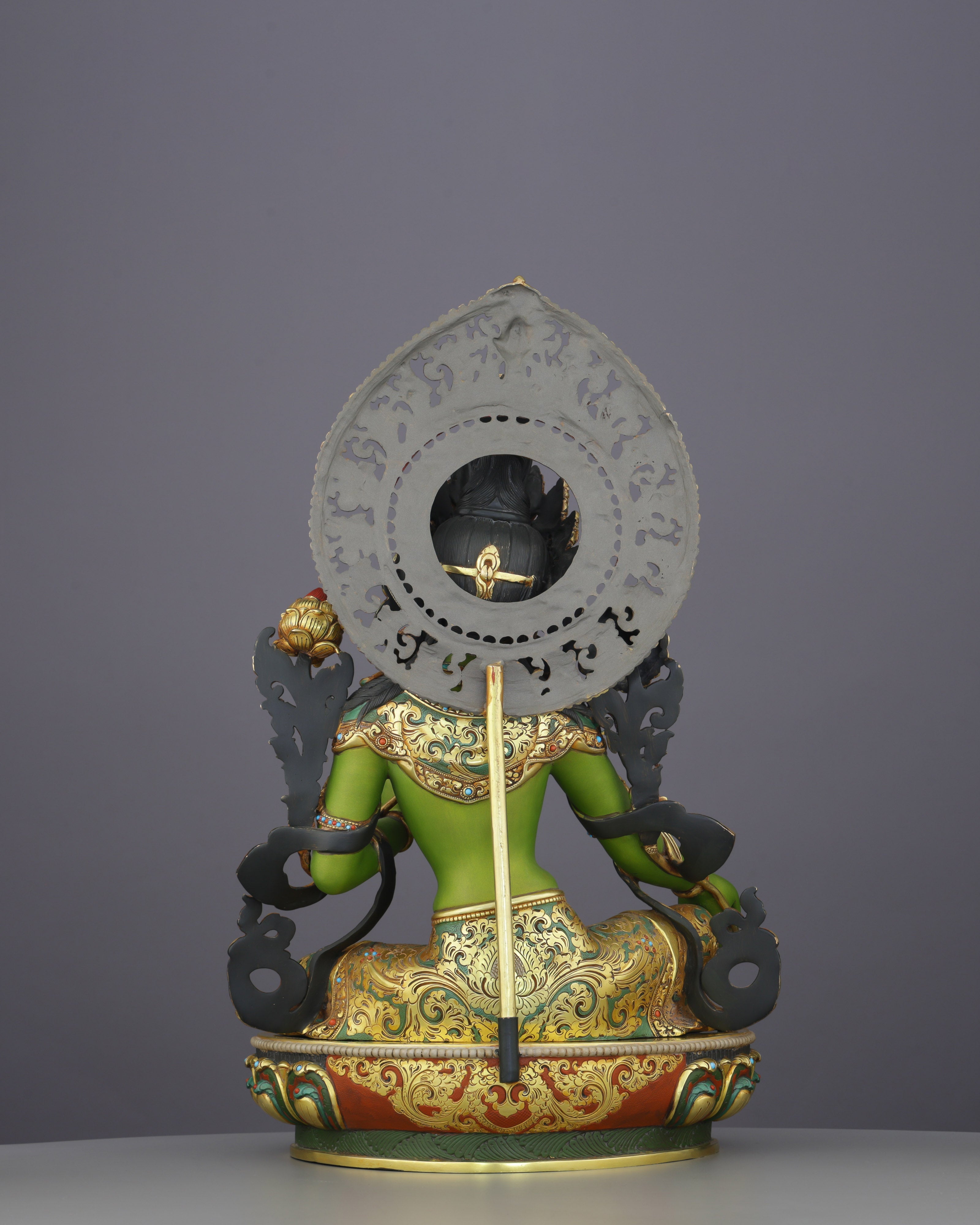 Green, Gold, and Fearless | The Green Tara Statue That Commands Every Space