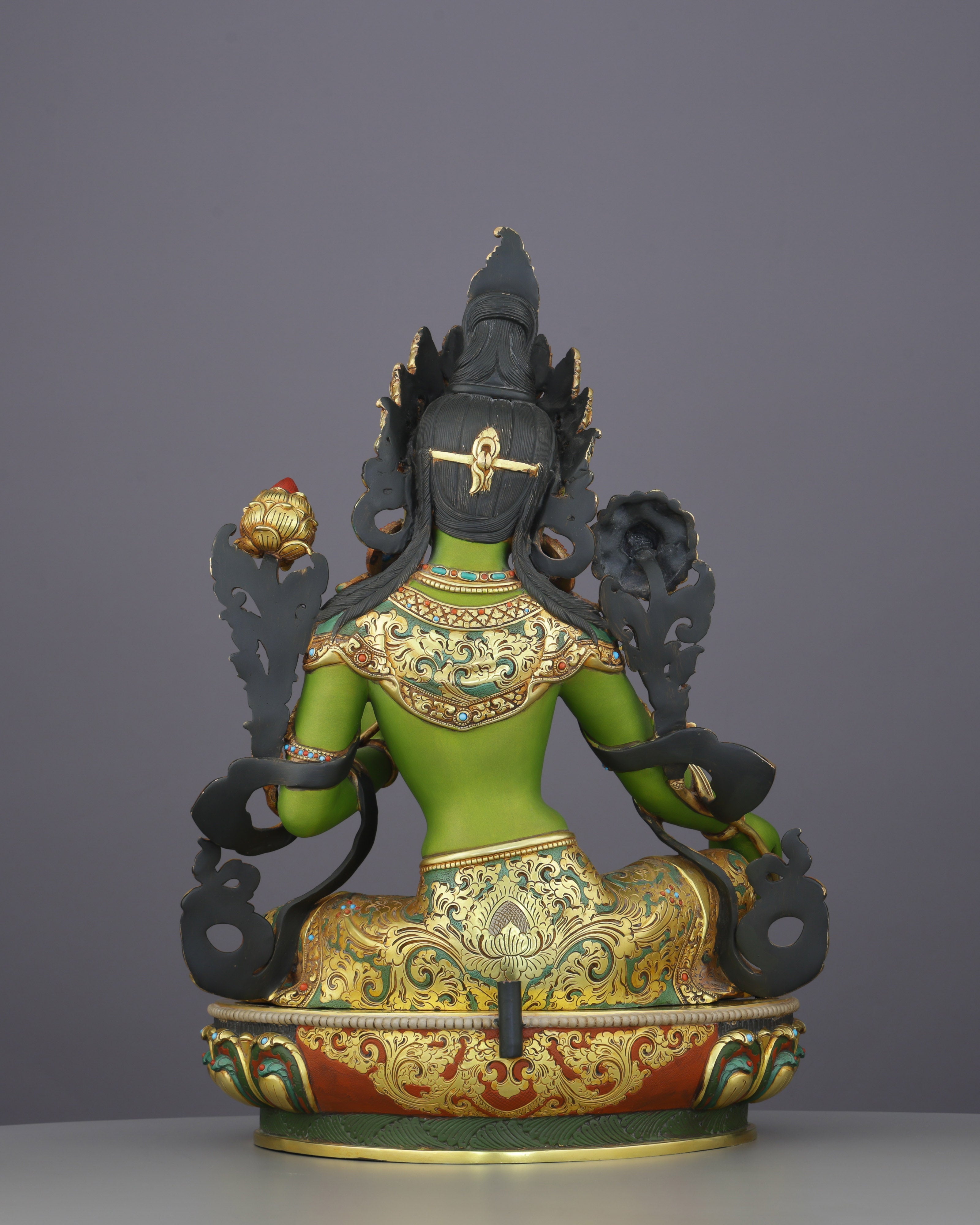Green, Gold, and Fearless | The Green Tara Statue That Commands Every Space