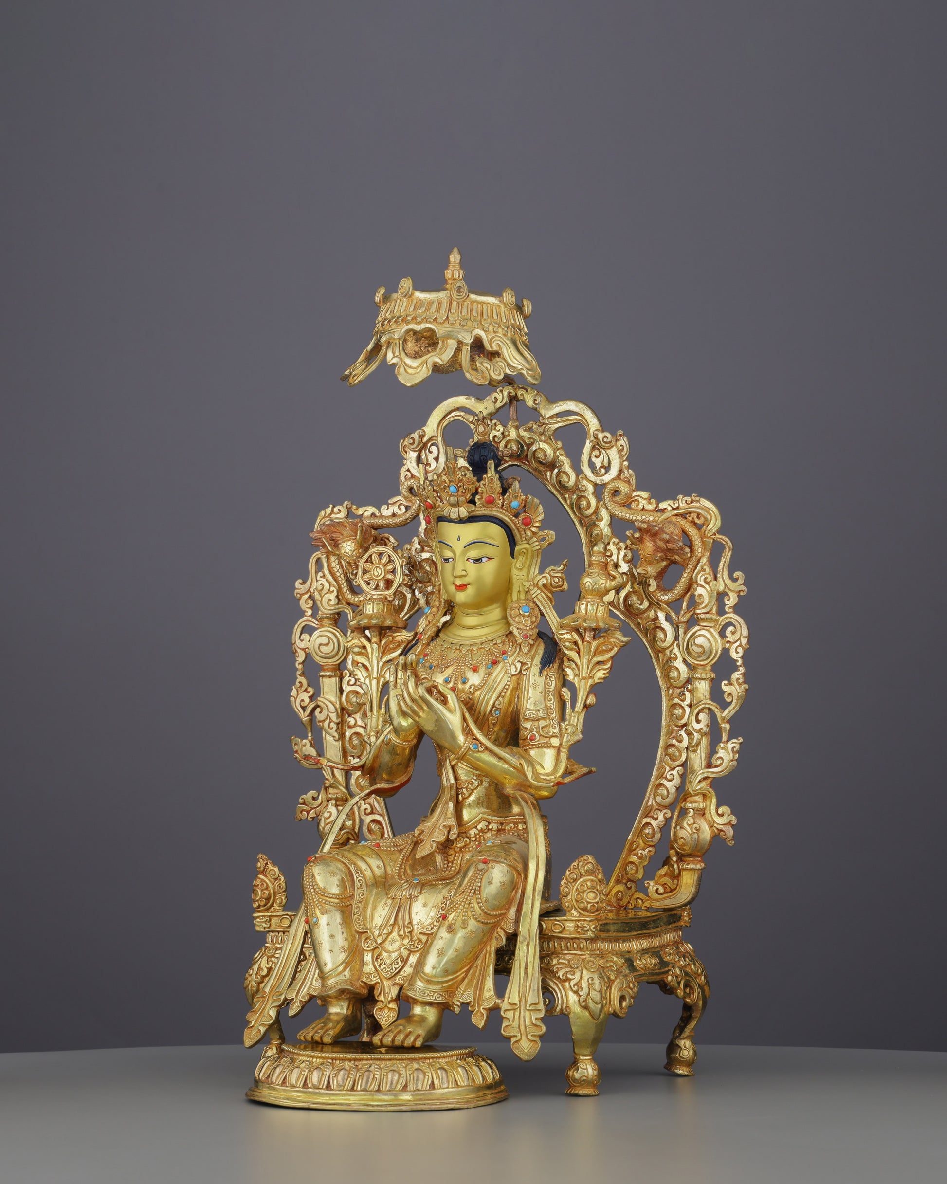 The Buddha Yet to Come | A Maitreya Statue That Carries the Hope of a Better World - Authentic Handcrafted Statue