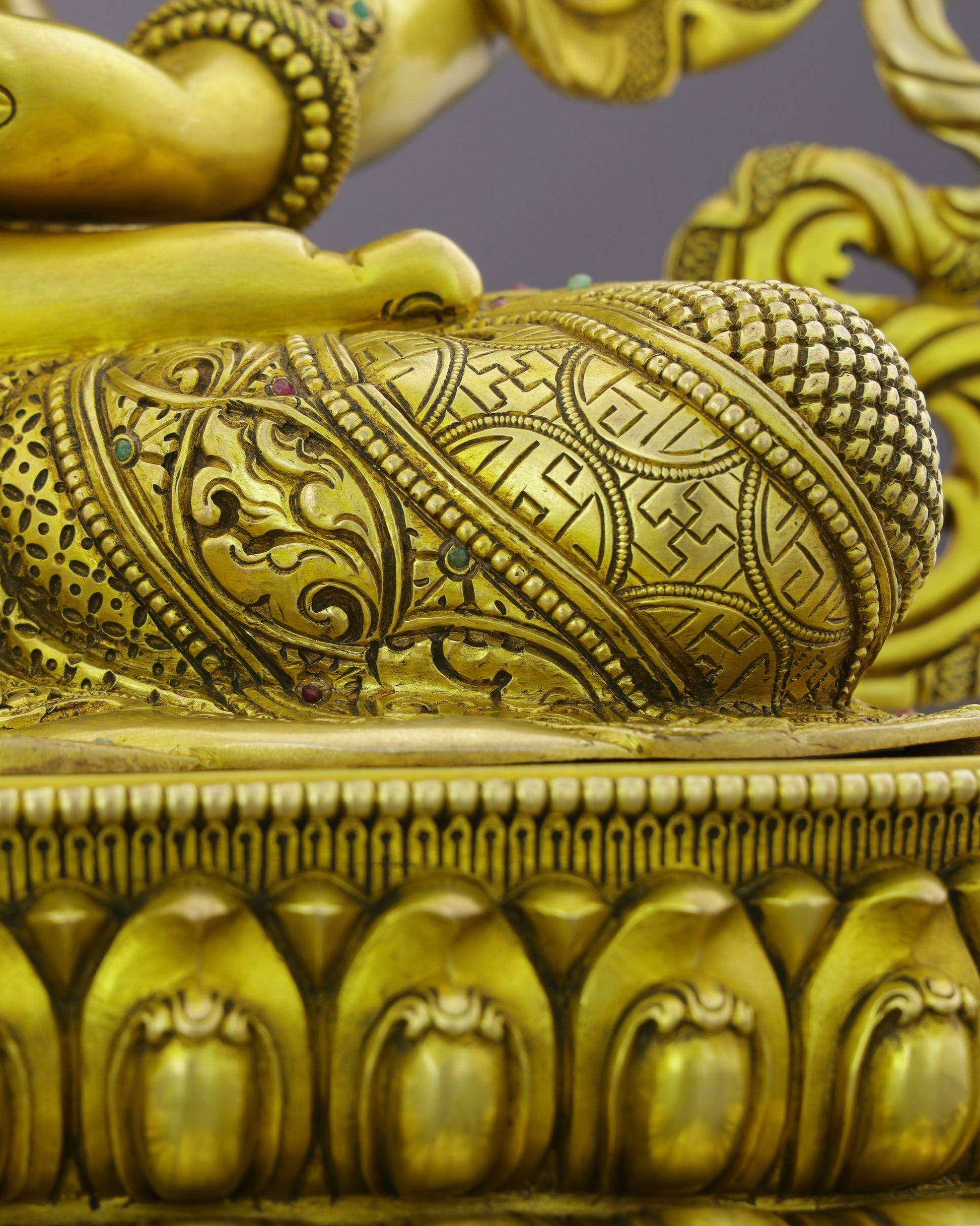 Timeless Gold | The Amitayus Statue That Carries the Gift of Infinite Life - Authentic Handcrafted Statue