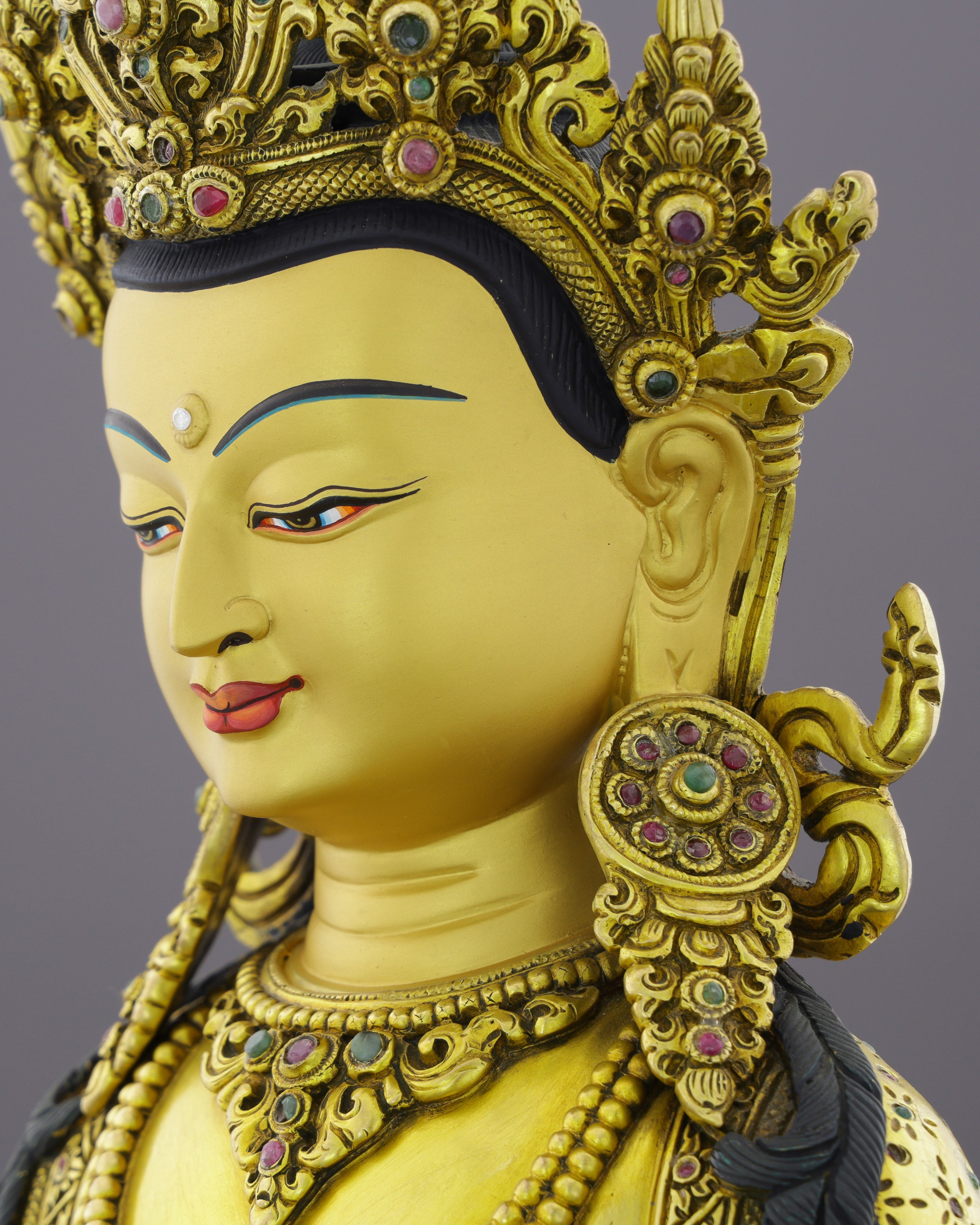 Timeless Gold | The Amitayus Statue That Carries the Gift of Infinite Life