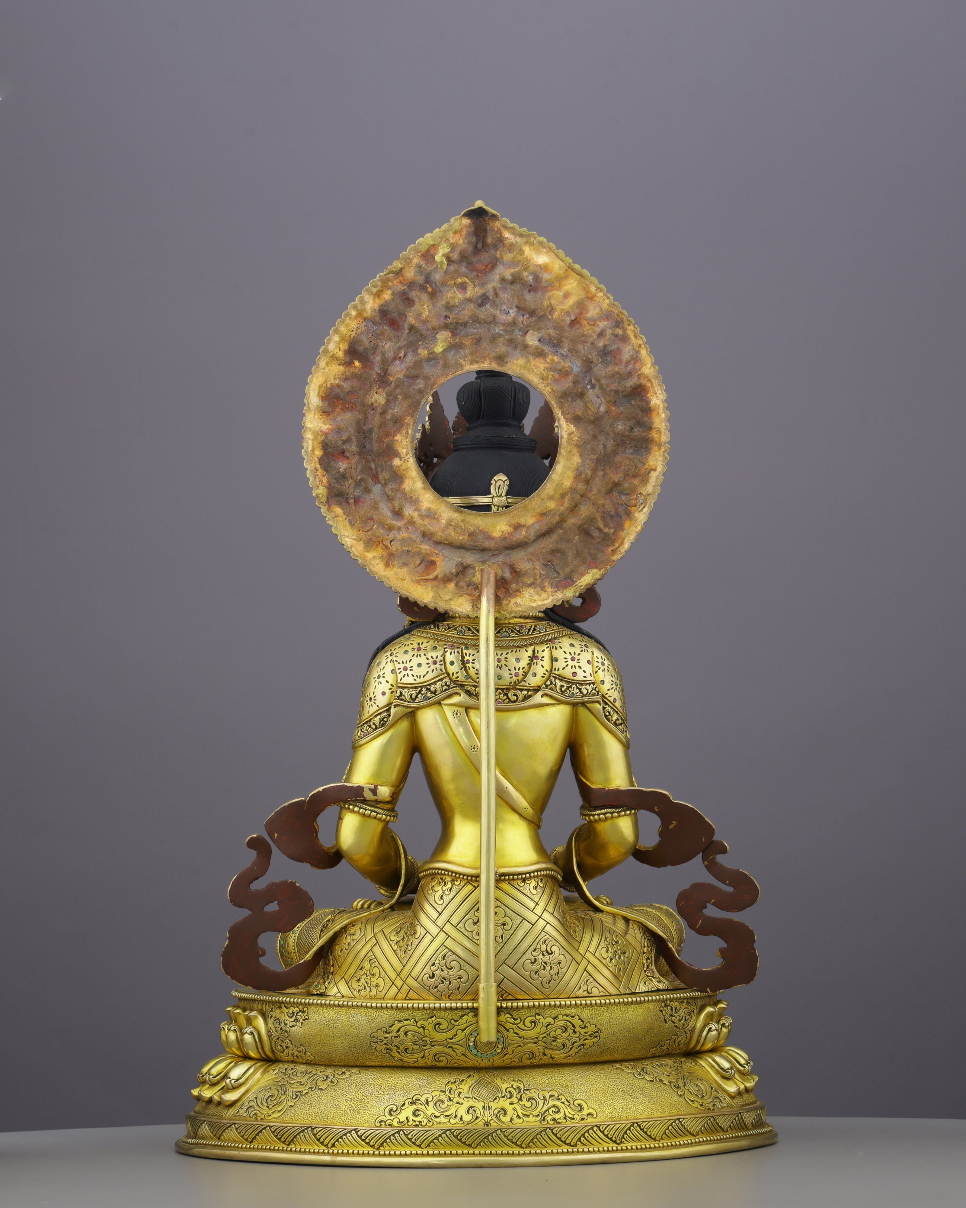 Timeless Gold | The Amitayus Statue That Carries the Gift of Infinite Life